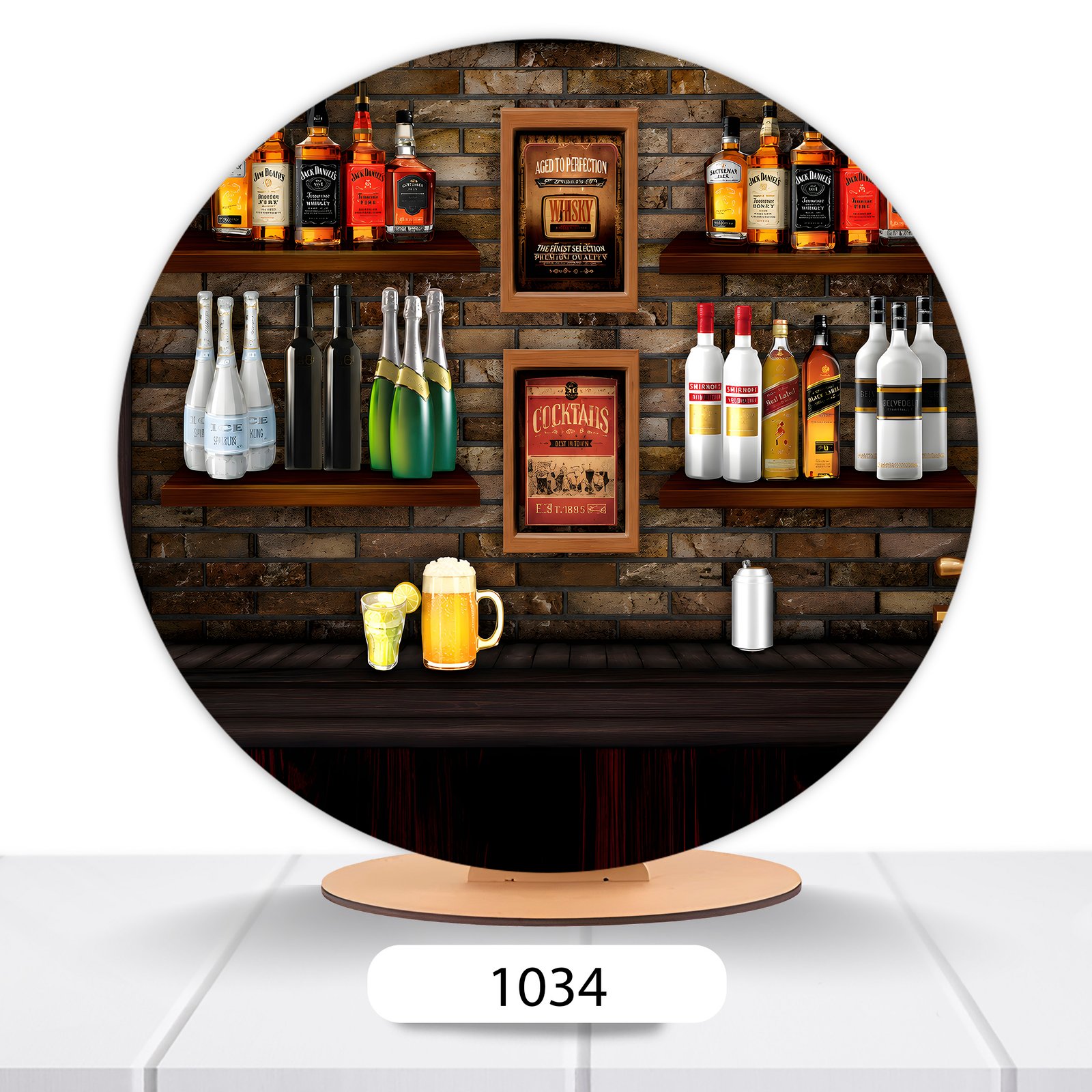 Painel Redondo Boteco 50x50cm - Imagem 17