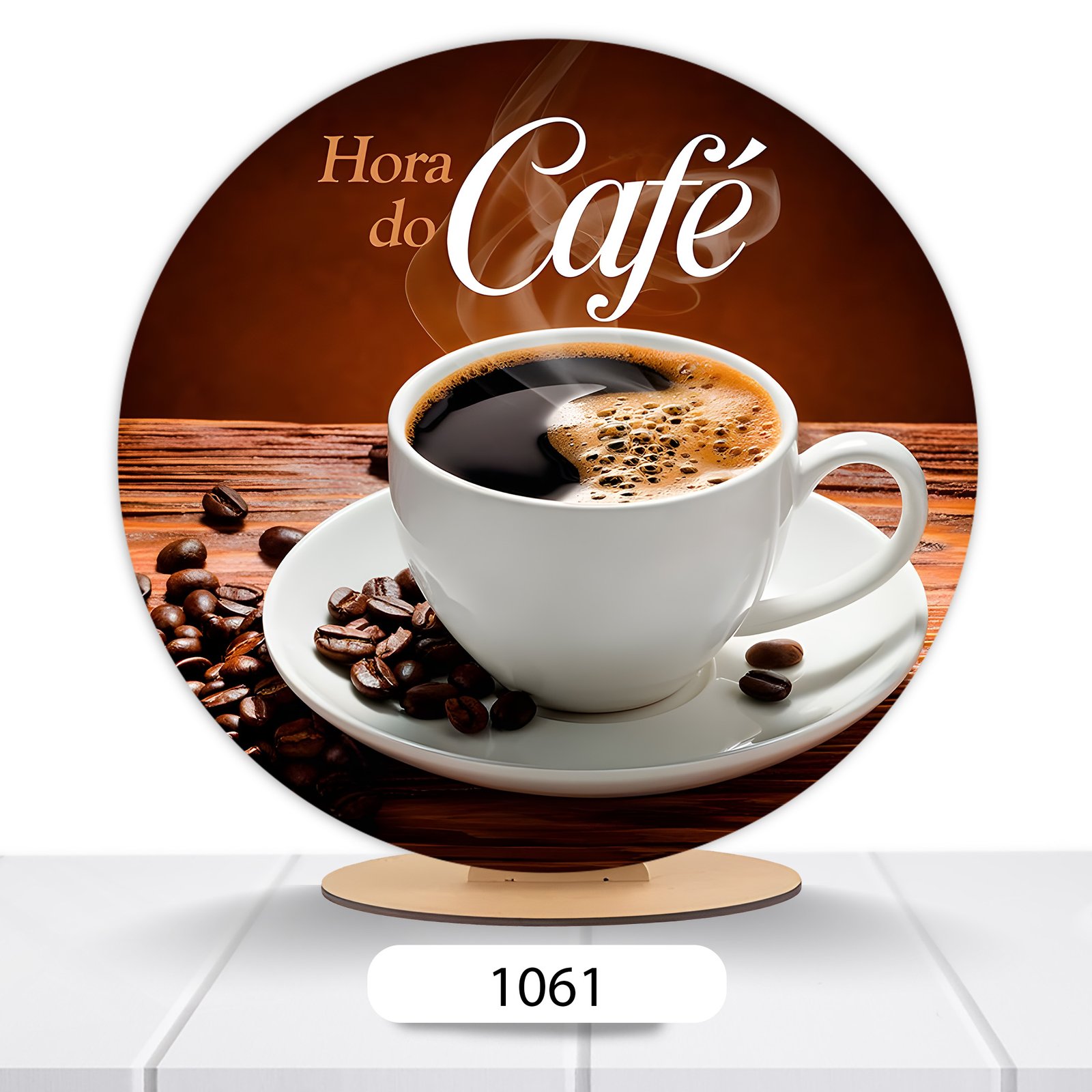 Painel Redondo Café 50x50cm - Imagem 3