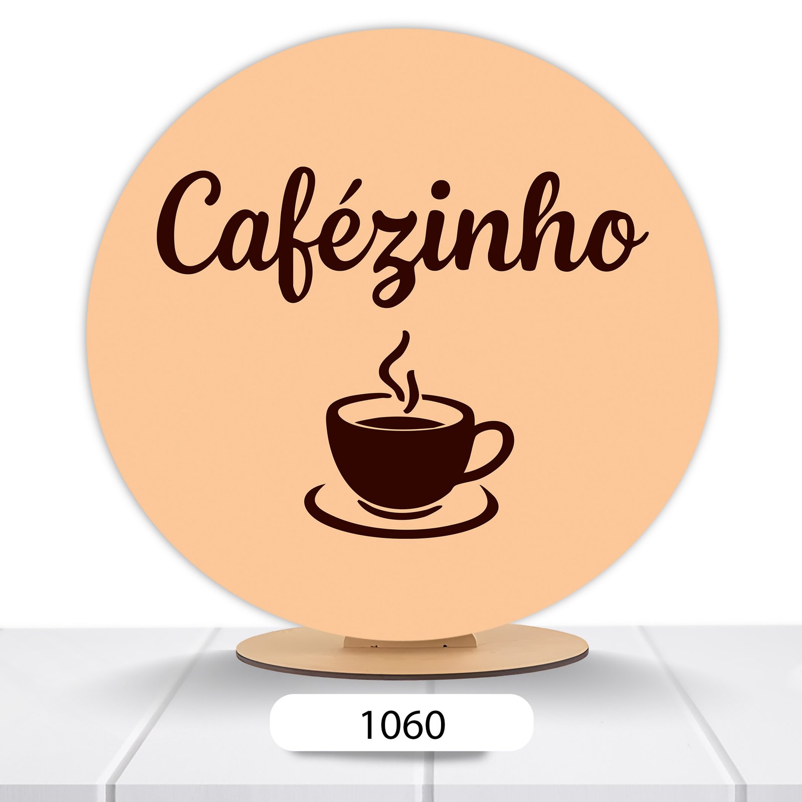 Painel Redondo Café 50x50cm - Imagem 2