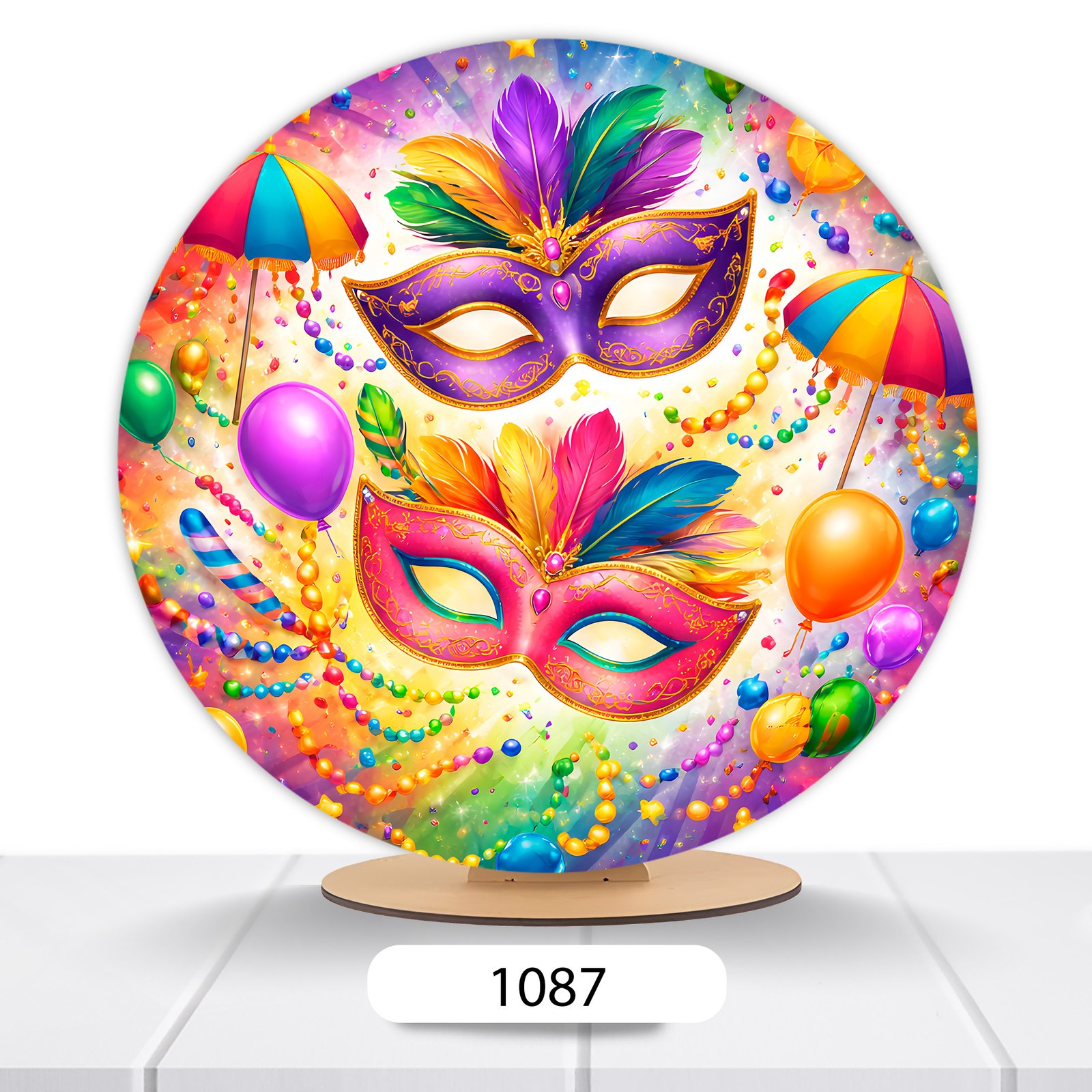 Painel Redondo Carnaval 50x50cm - Imagem 14