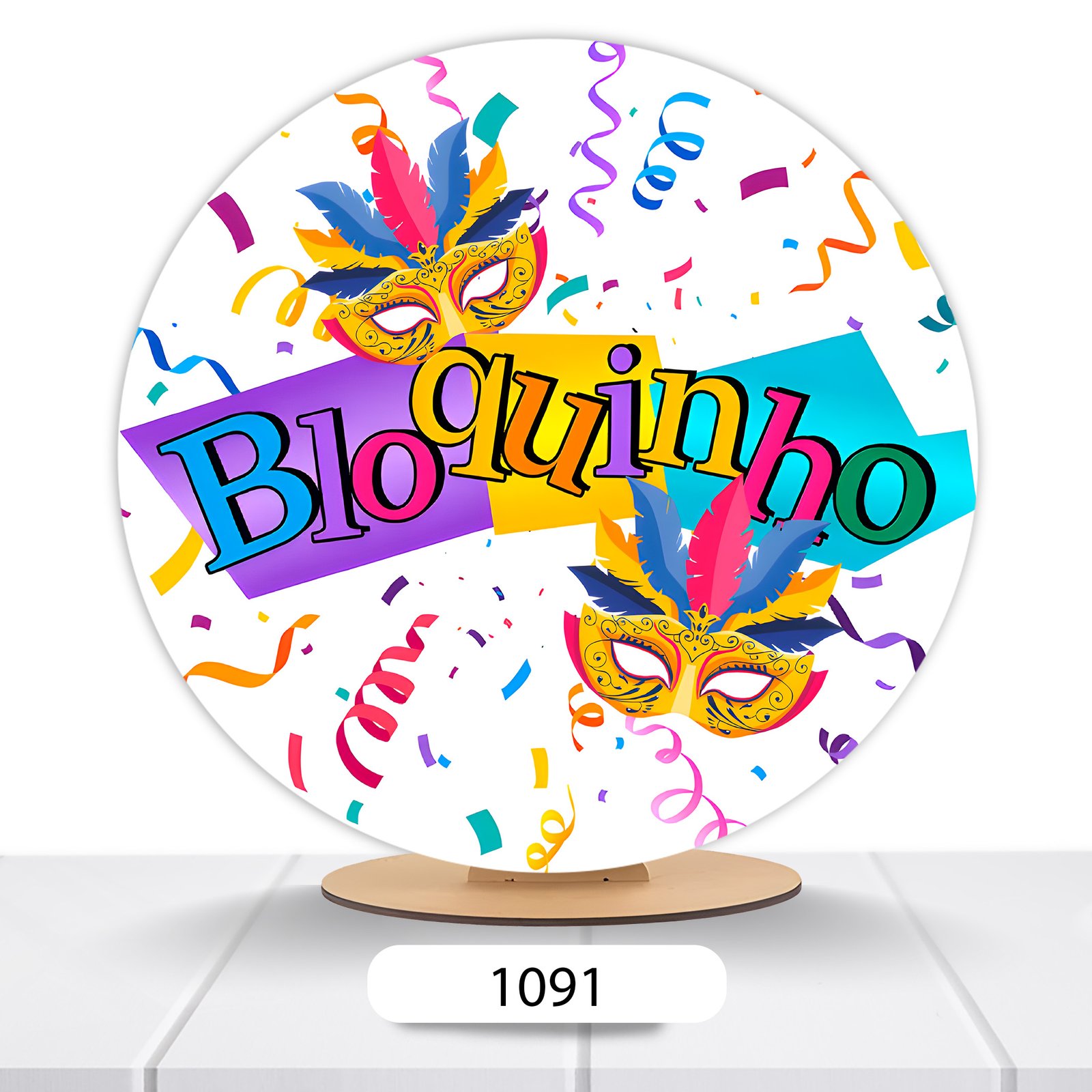 Painel Redondo Carnaval 50x50cm - Imagem 18