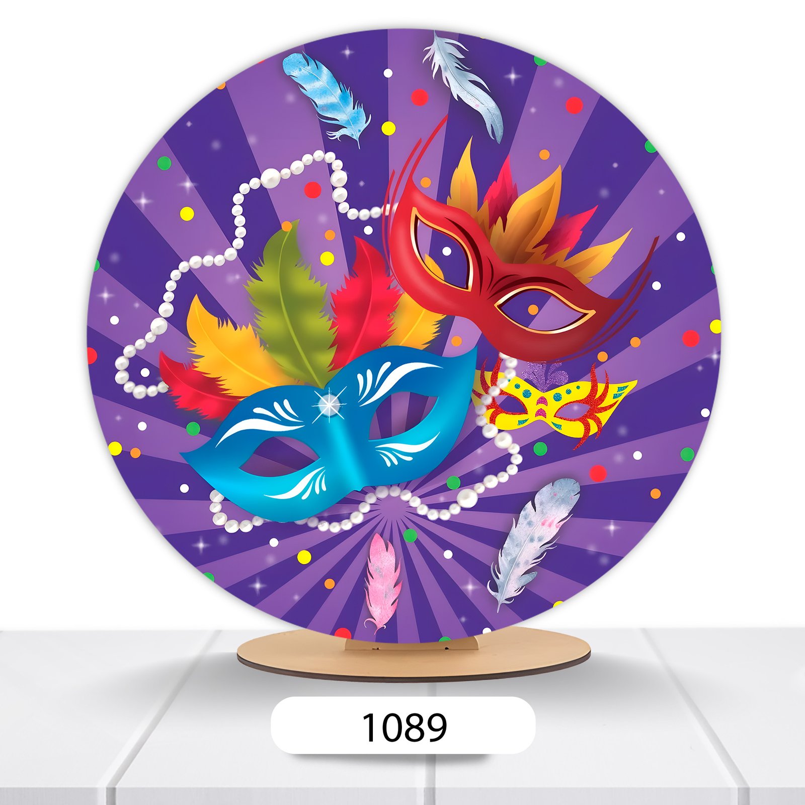 Painel Redondo Carnaval 50x50cm - Imagem 16