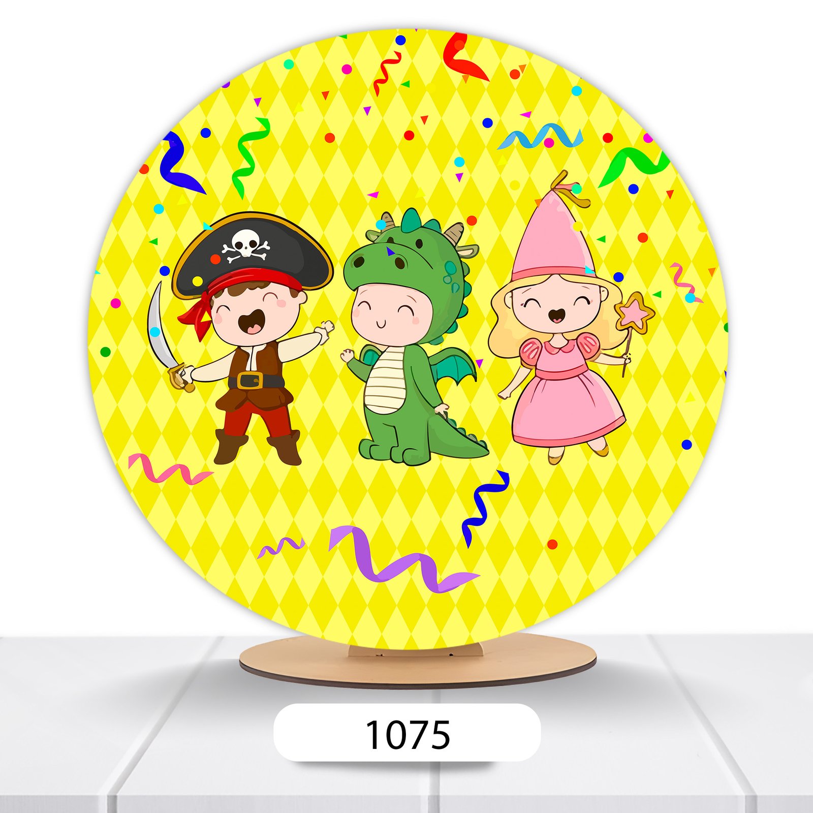 Painel Redondo Carnaval 50x50cm - Imagem 2