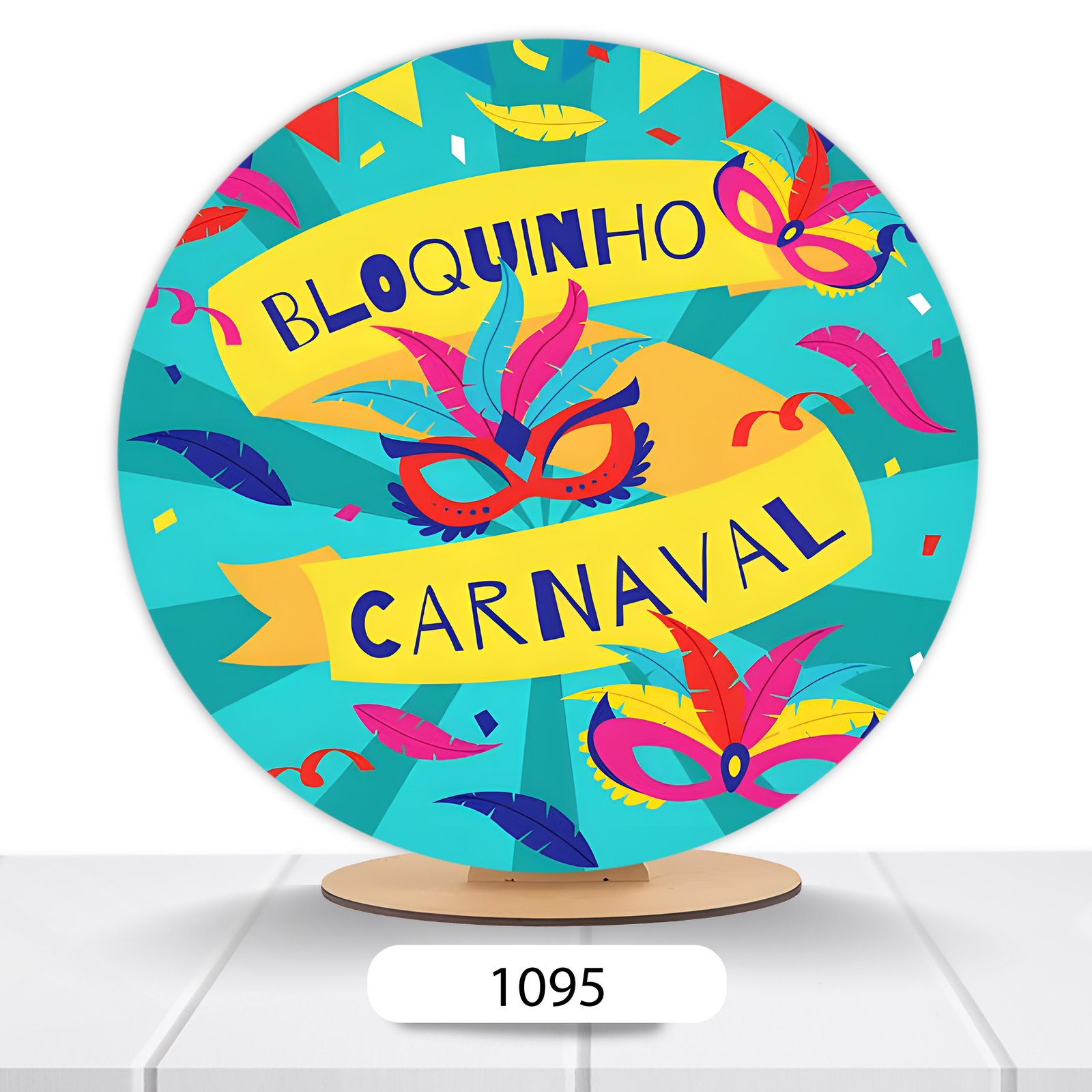 Painel Redondo Carnaval 50x50cm - Imagem 3