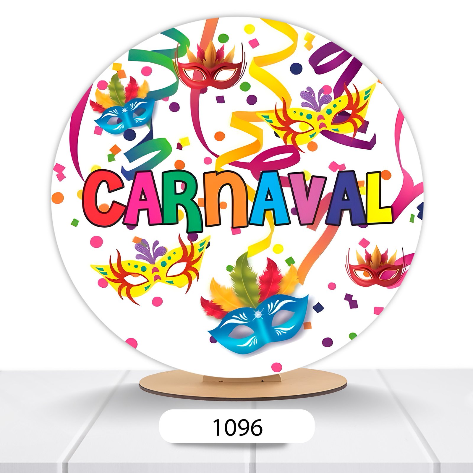 Painel Redondo Carnaval 50x50cm - Imagem 4