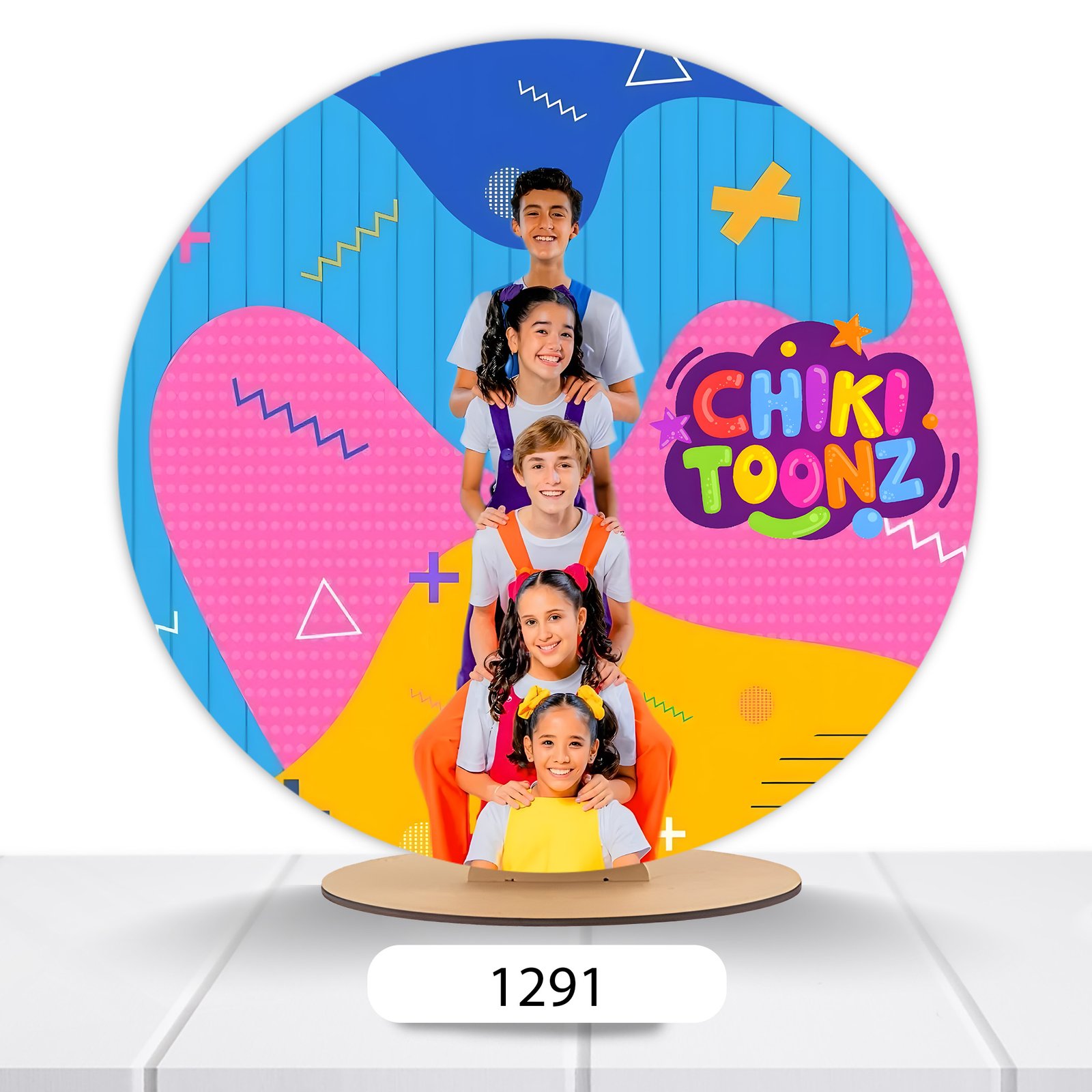 Painel Redondo Chikitoons 50x50cm