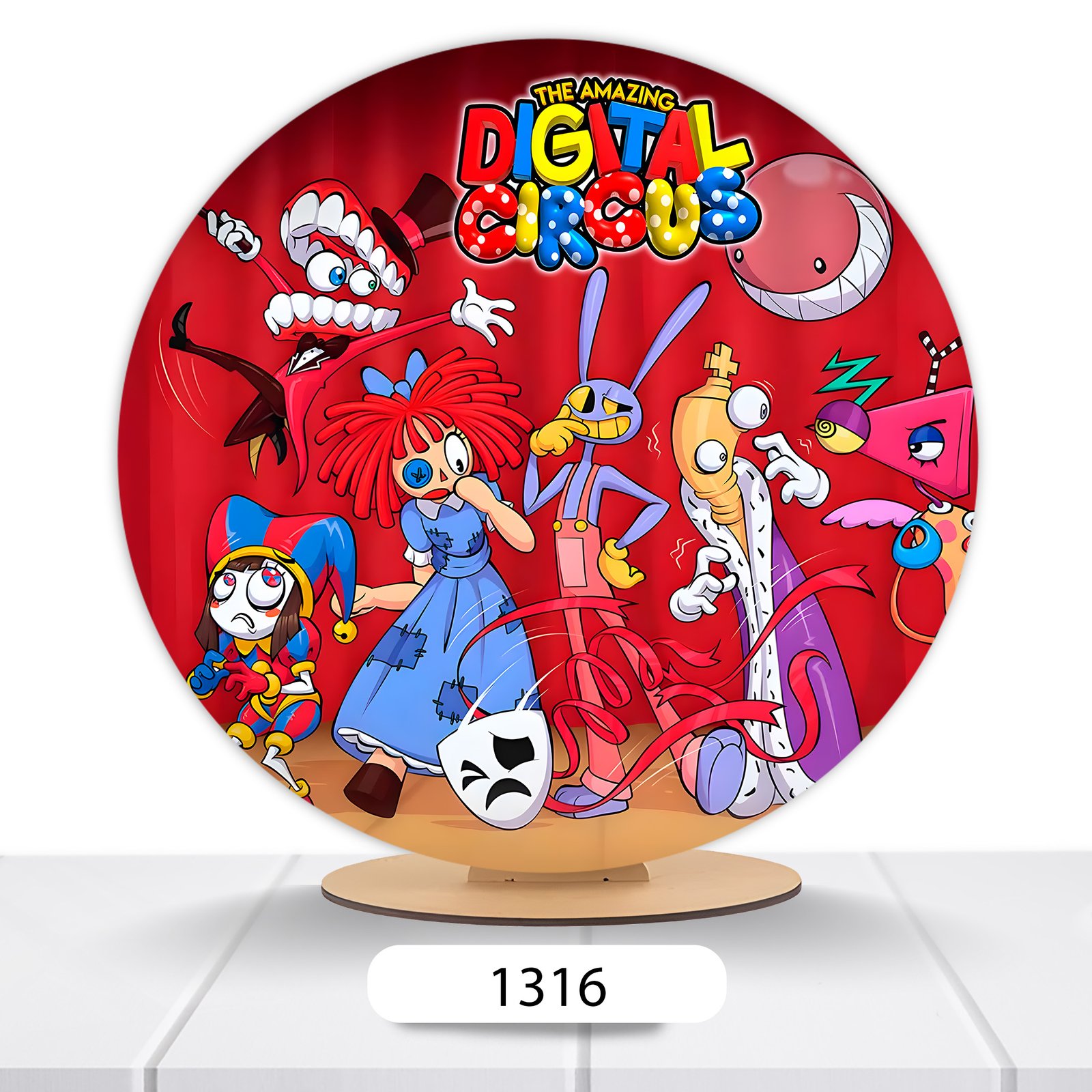 Painel Redondo Circo 50x50cm - Imagem 15