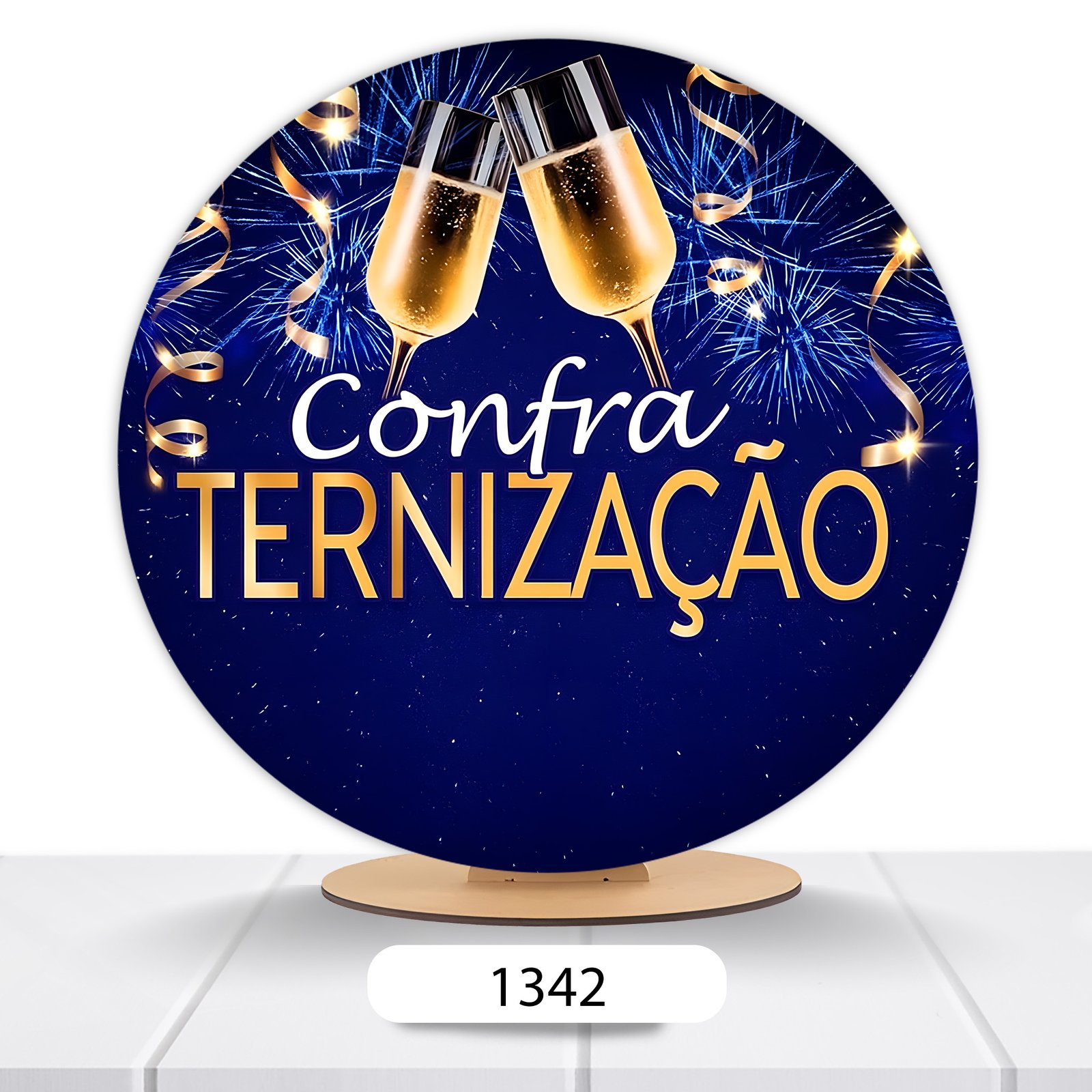 Painel Redondo Confraternização 50x50cm - Imagem 9