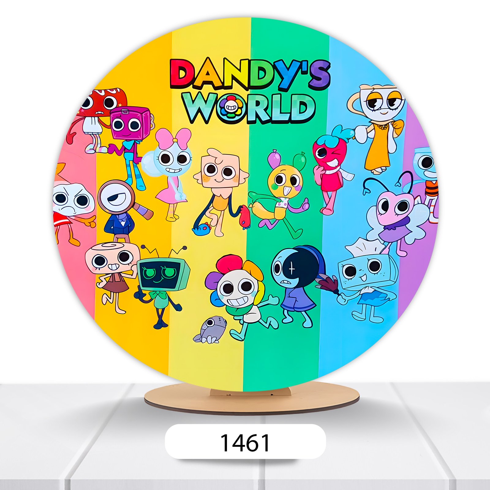 Painel Redondo Dandy's World 50x50cm - Imagem 2