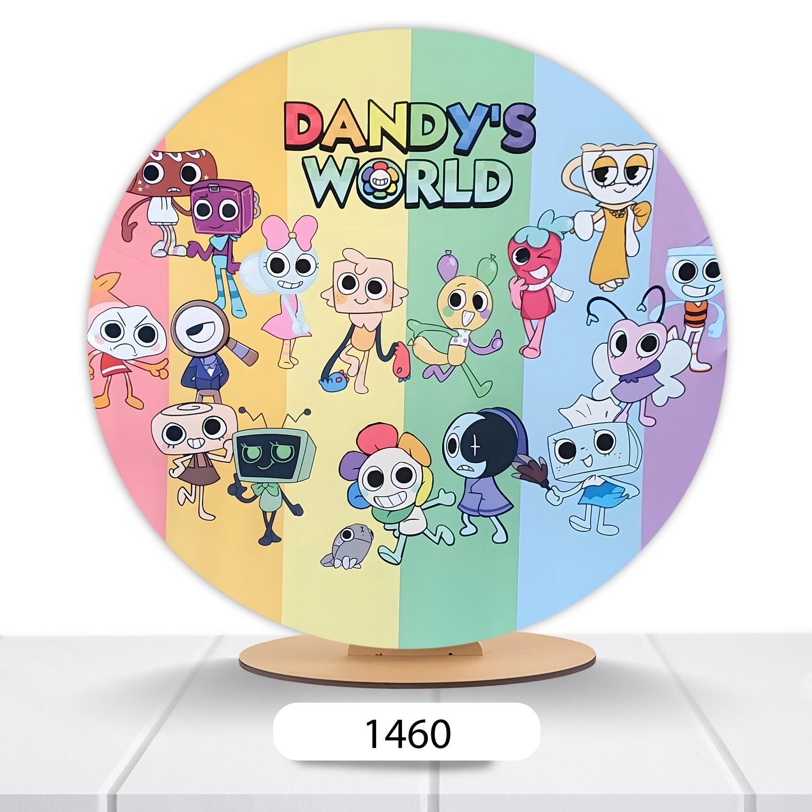 Painel Redondo Dandy's World 50x50cm