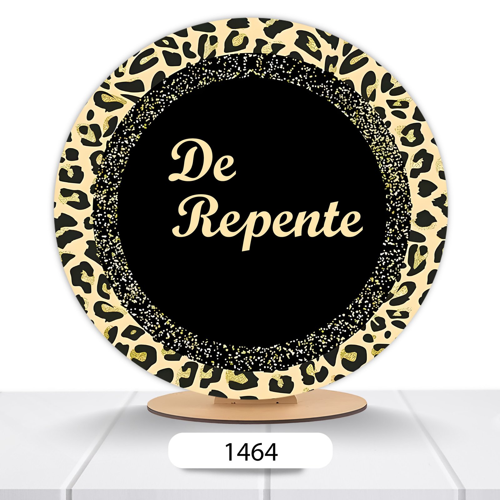 Painel Redondo De Repente... 50x50cm