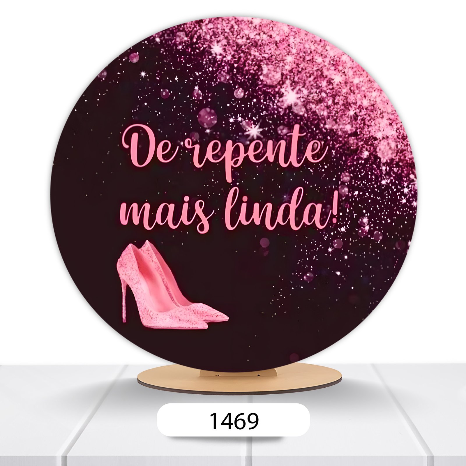 Painel Redondo De Repente... 50x50cm - Imagem 6
