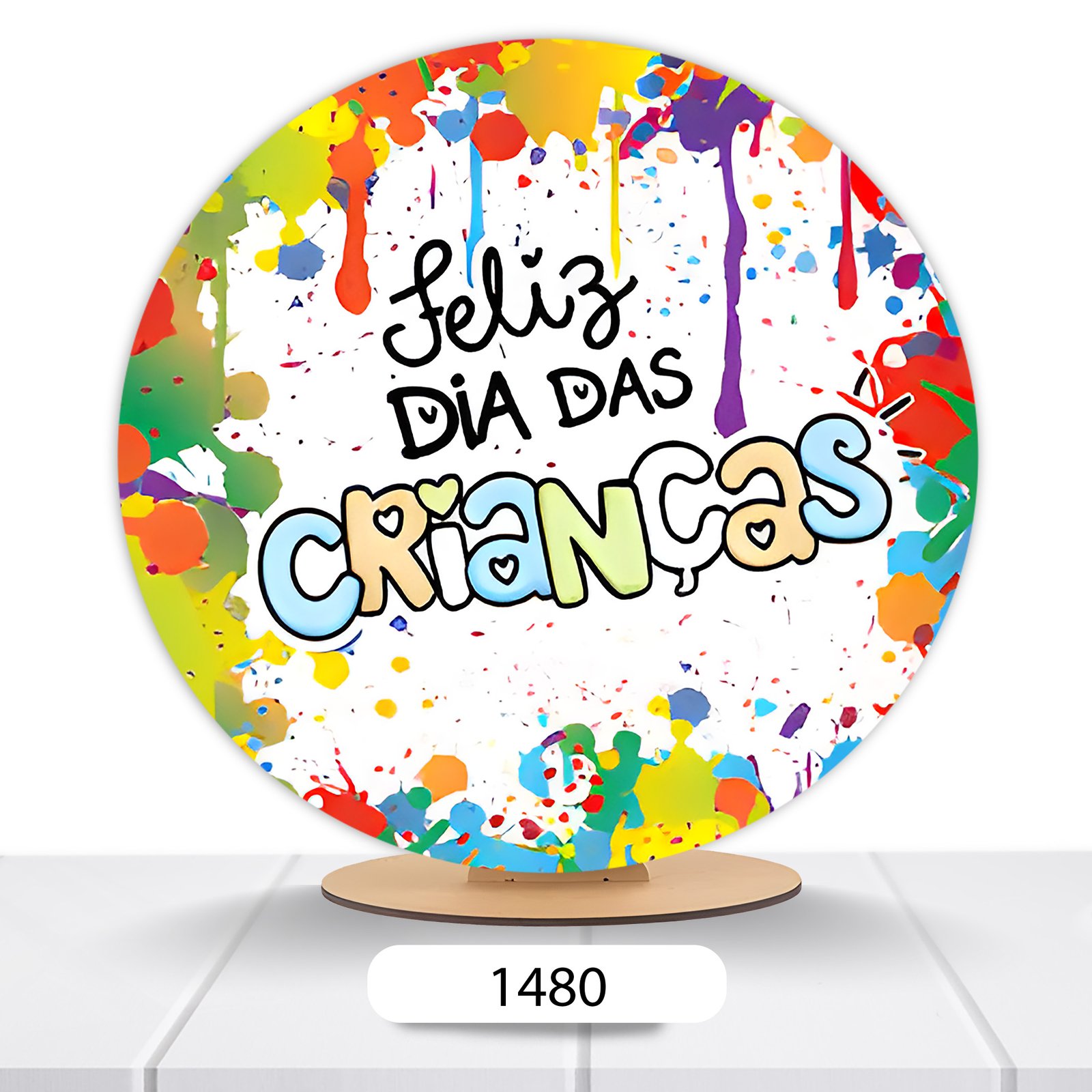 Painel Redondo Dia Das Crianças 50x50cm - Imagem 14