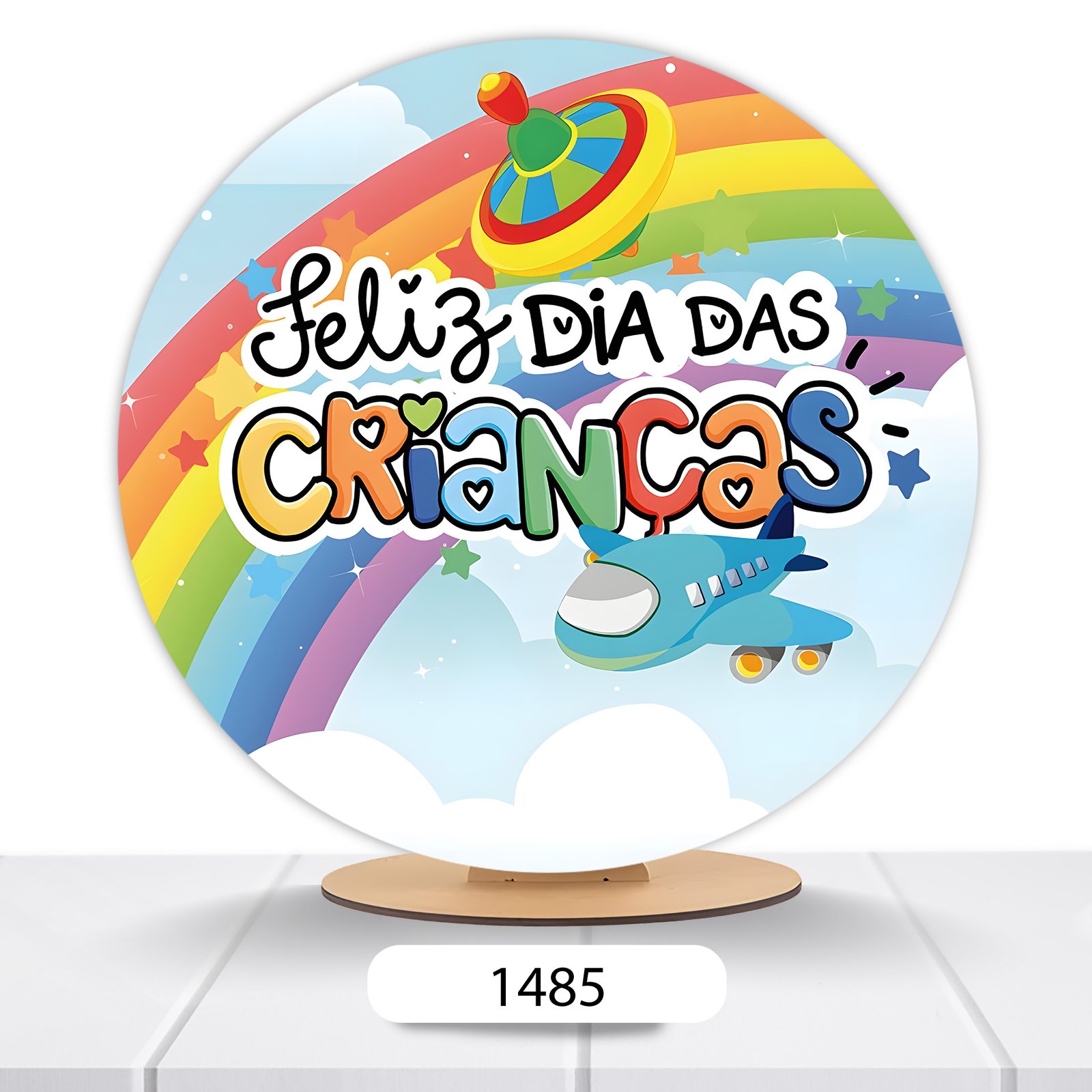 Painel Redondo Dia Das Crianças 50x50cm - Imagem 5