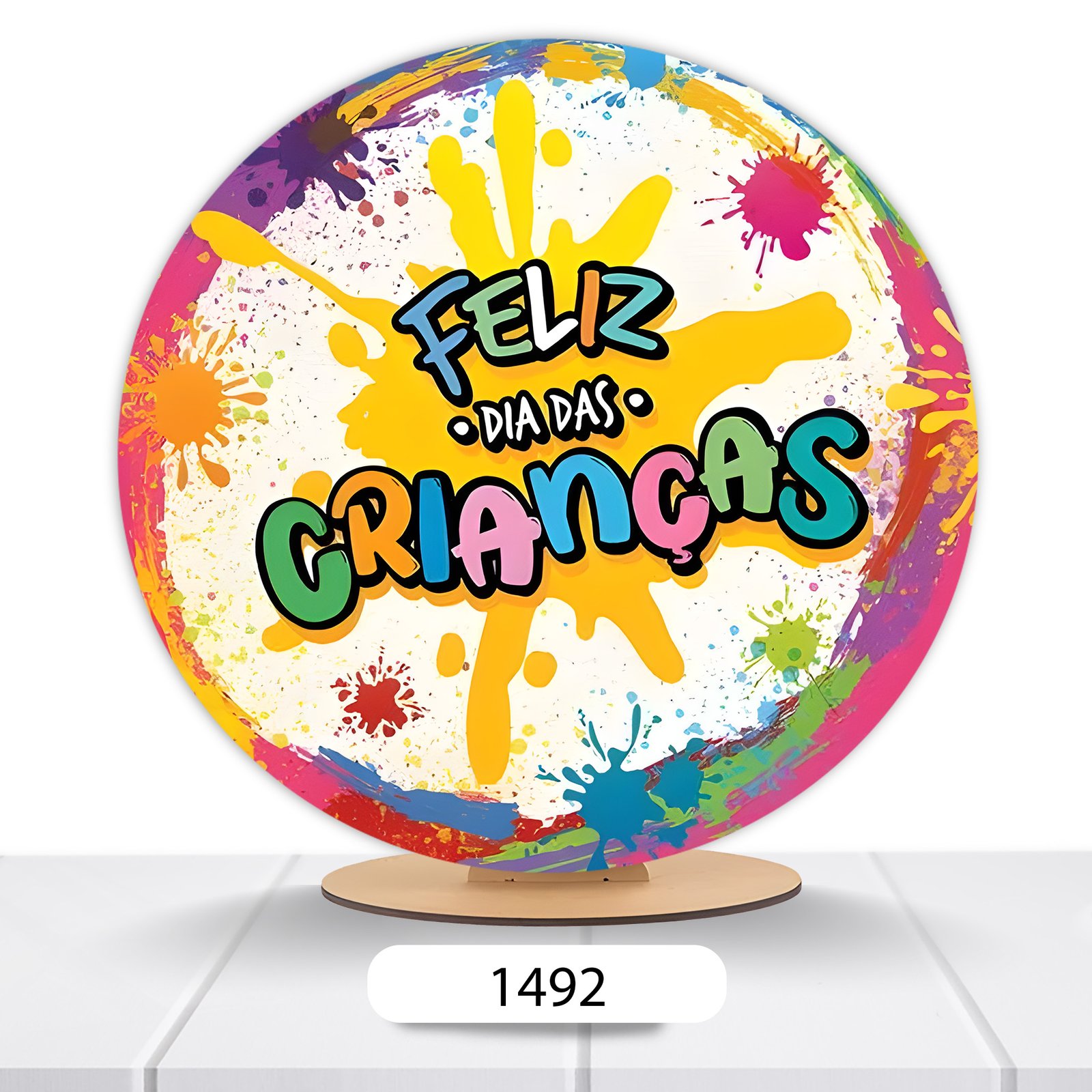 Painel Redondo Dia Das Crianças 50x50cm - Imagem 12