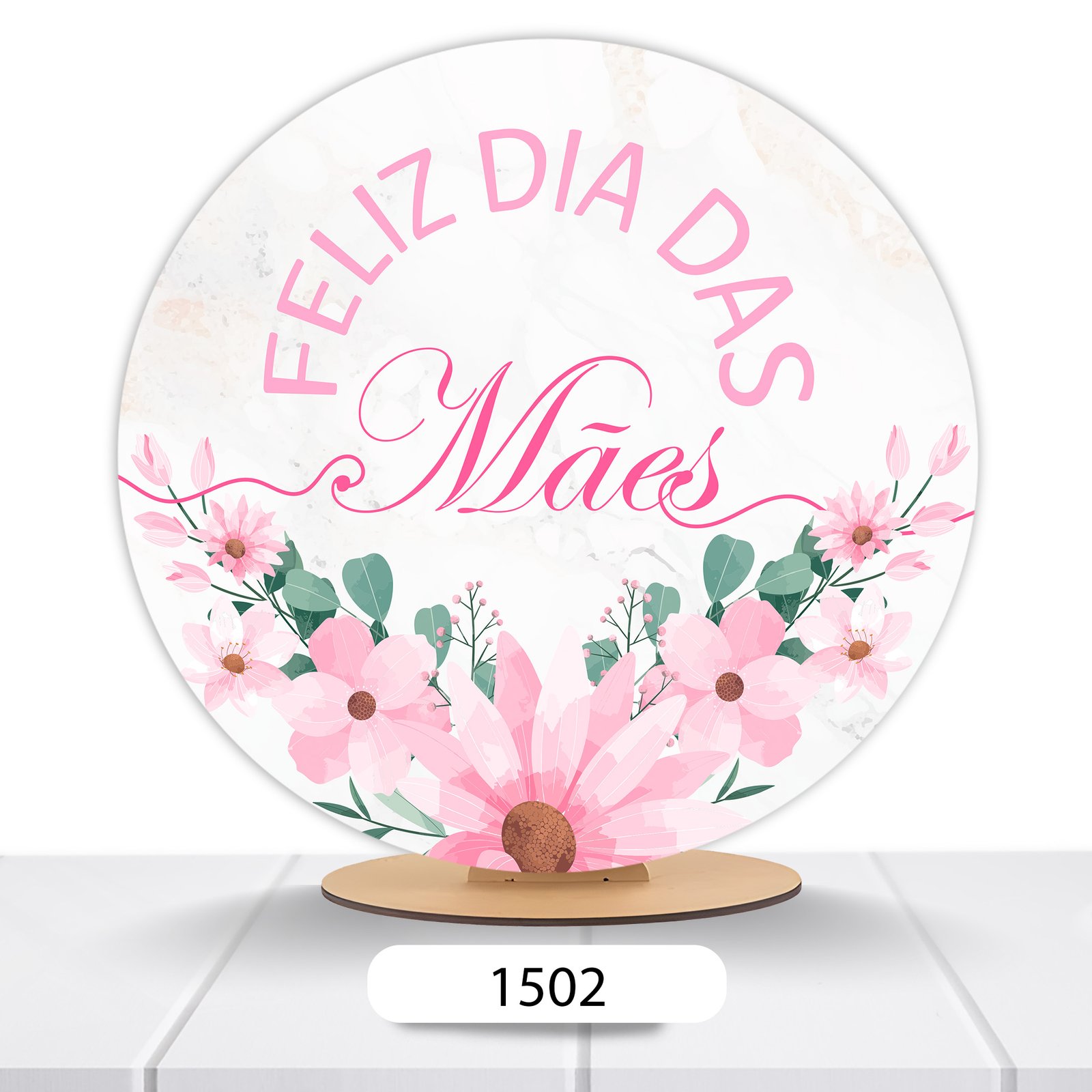 Painel Redondo Dia Das Mães 50x50cm - Imagem 9