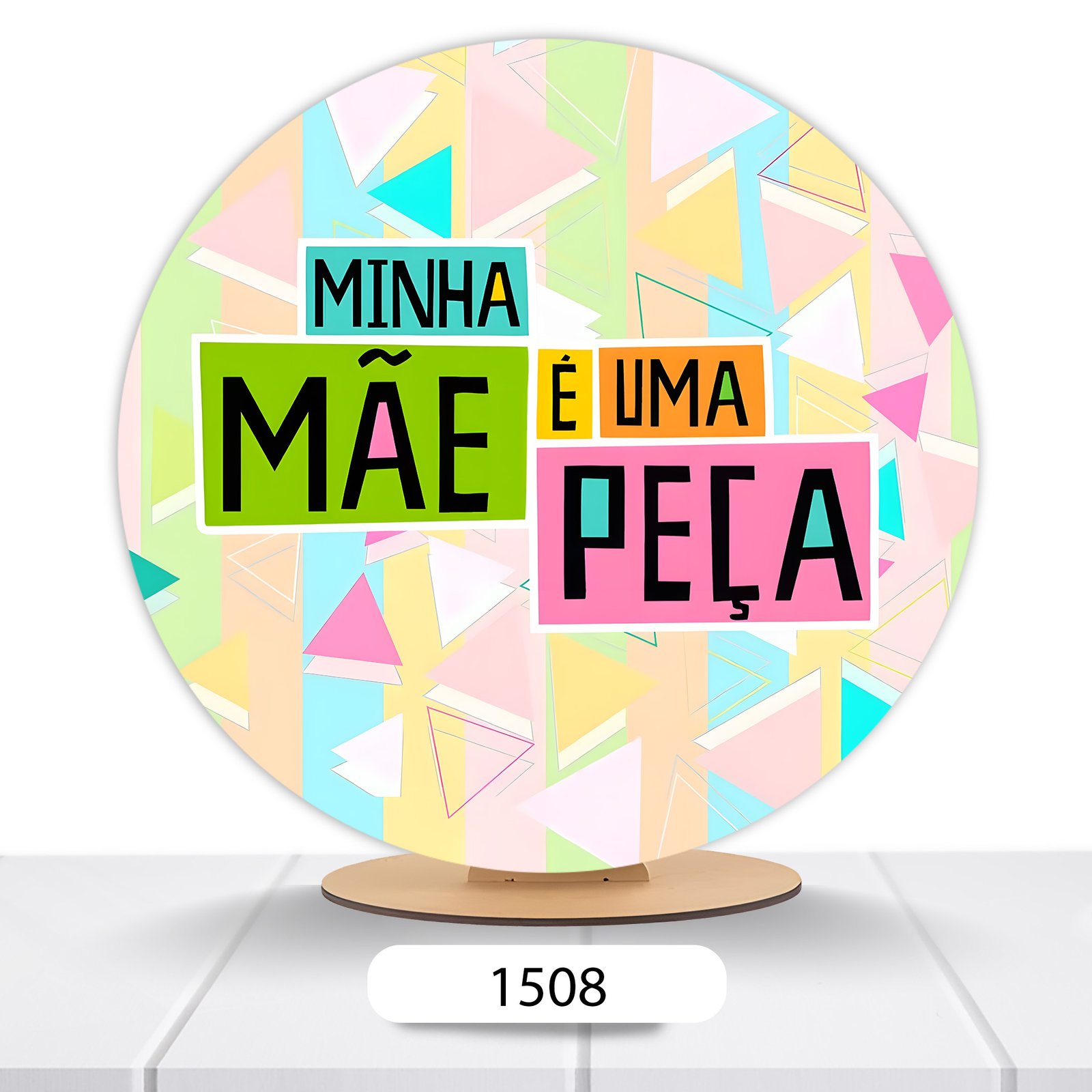 Painel Redondo Dia Das Mães 50x50cm - Imagem 15