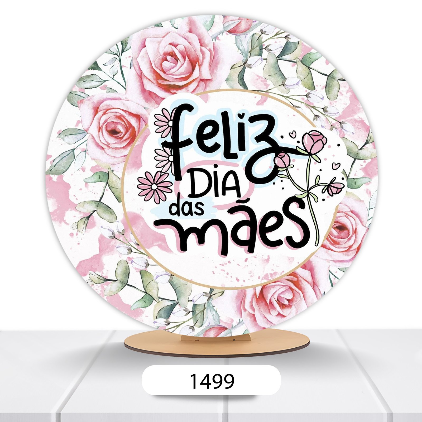 Painel Redondo Dia Das Mães 50x50cm - Imagem 6