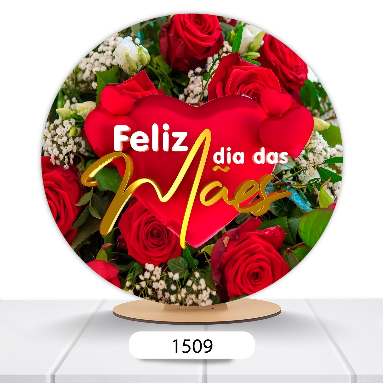 Painel Redondo Dia Das Mães 50x50cm - Imagem 16