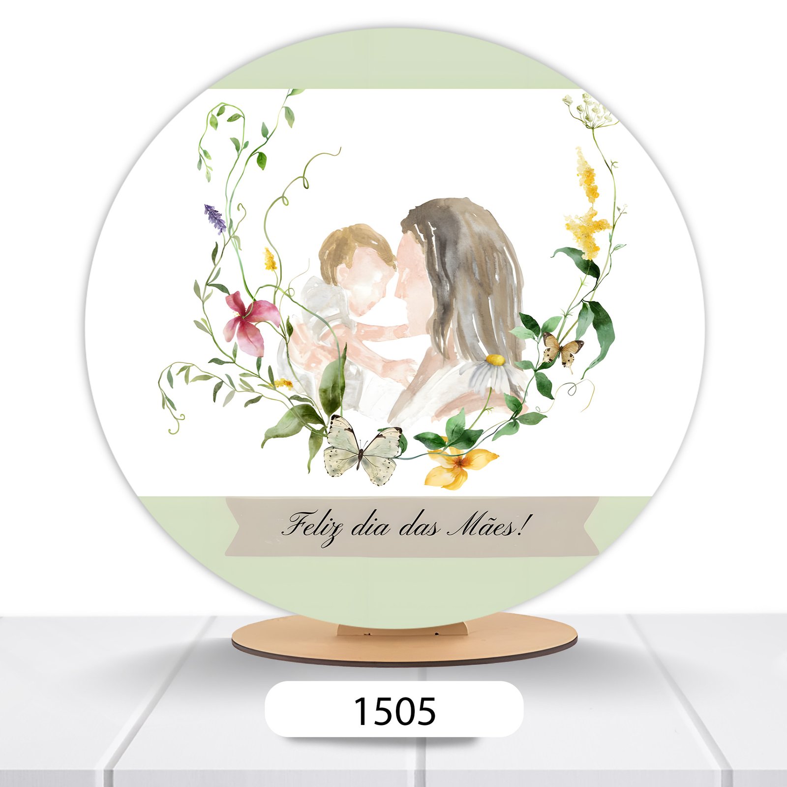 Painel Redondo Dia Das Mães 50x50cm - Imagem 12