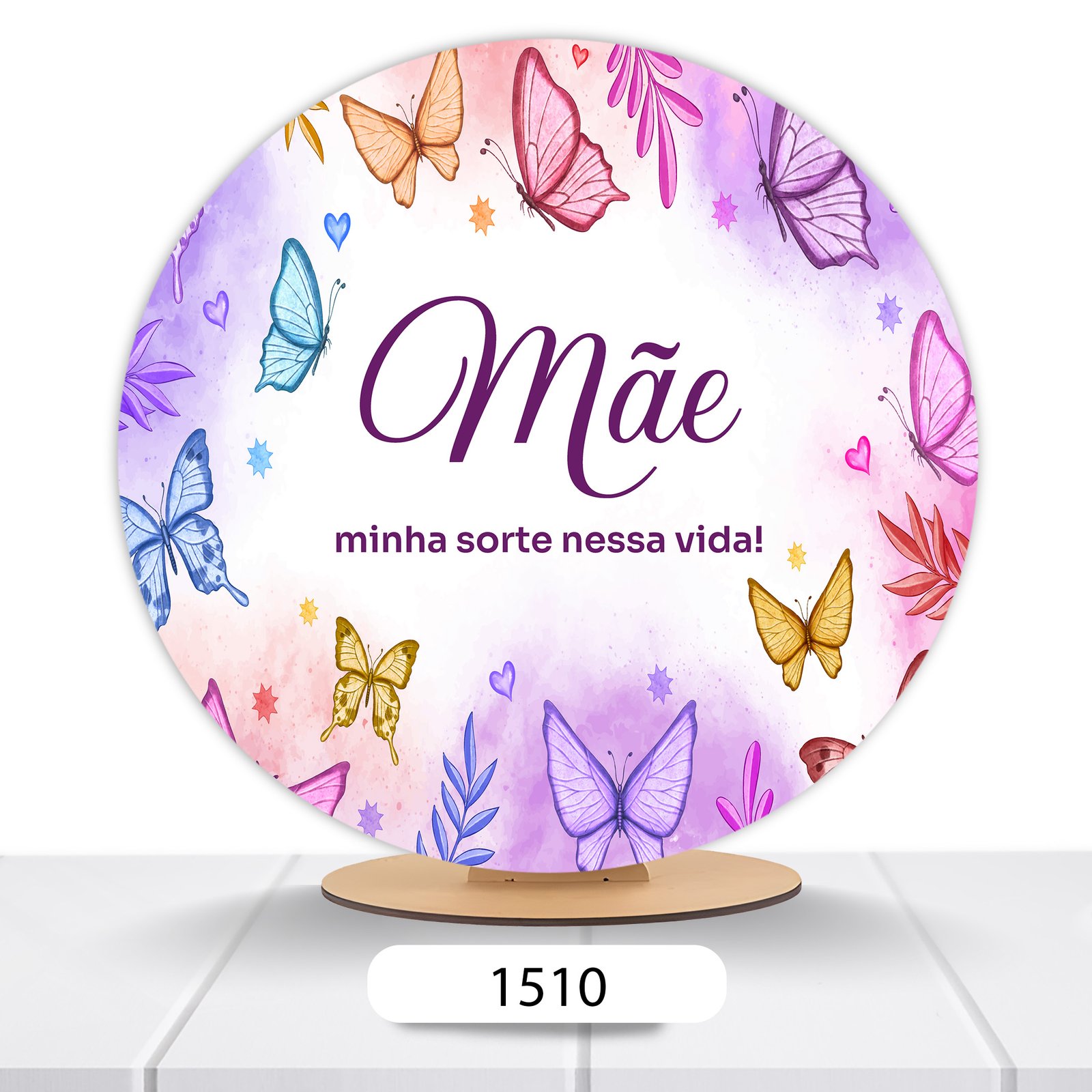 Painel Redondo Dia Das Mães 50x50cm - Imagem 17
