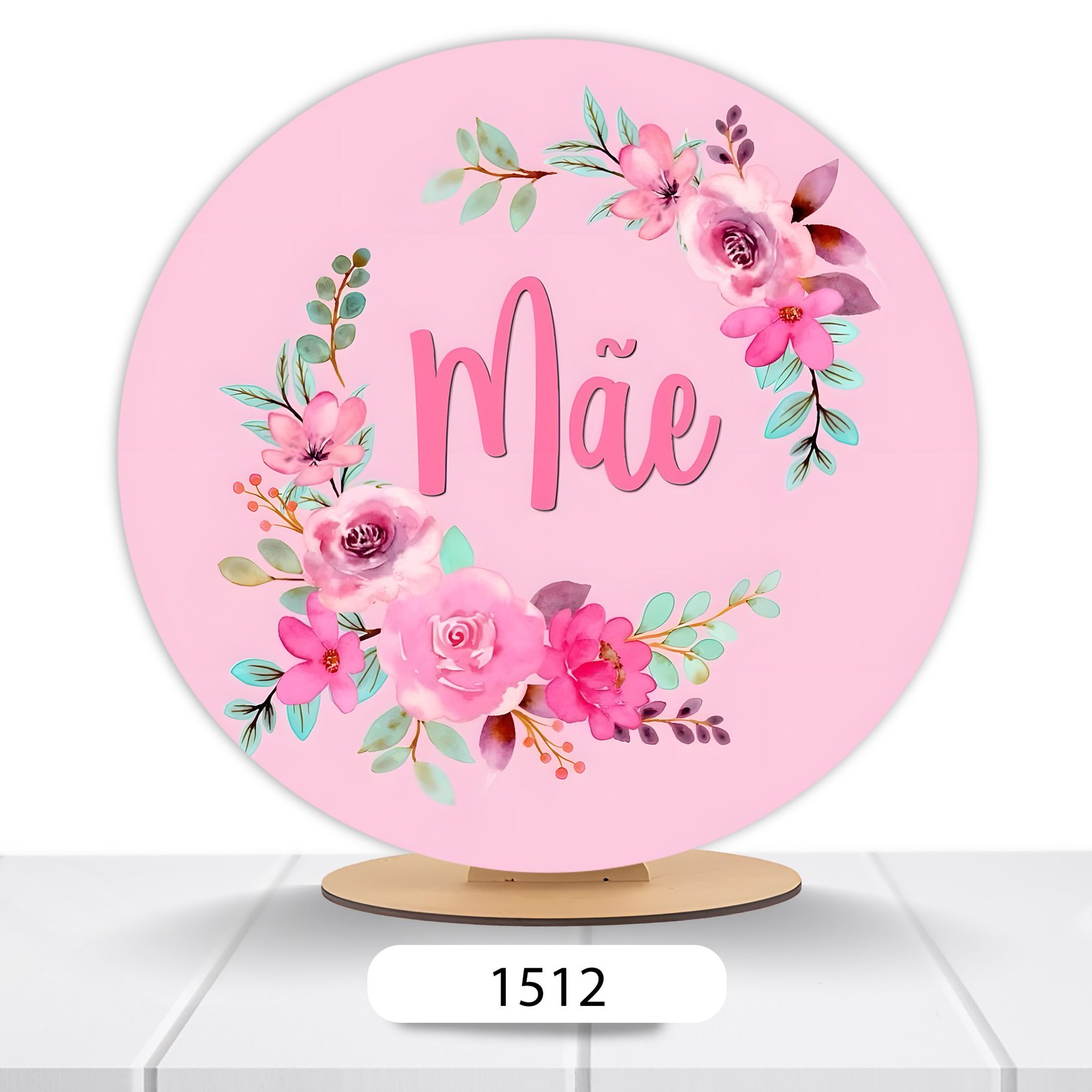 Painel Redondo Dia Das Mães 50x50cm - Imagem 19