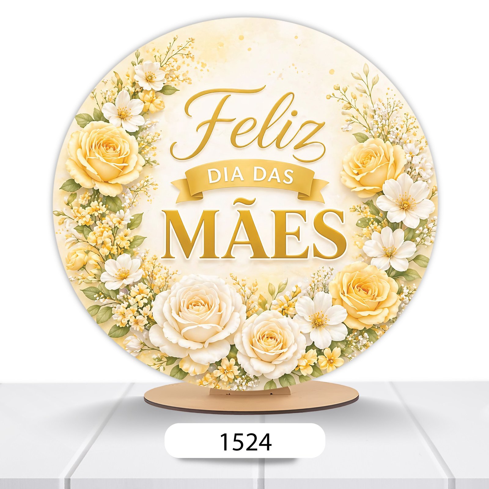 Painel Redondo Dia Das Mães 50x50cm - Imagem 12