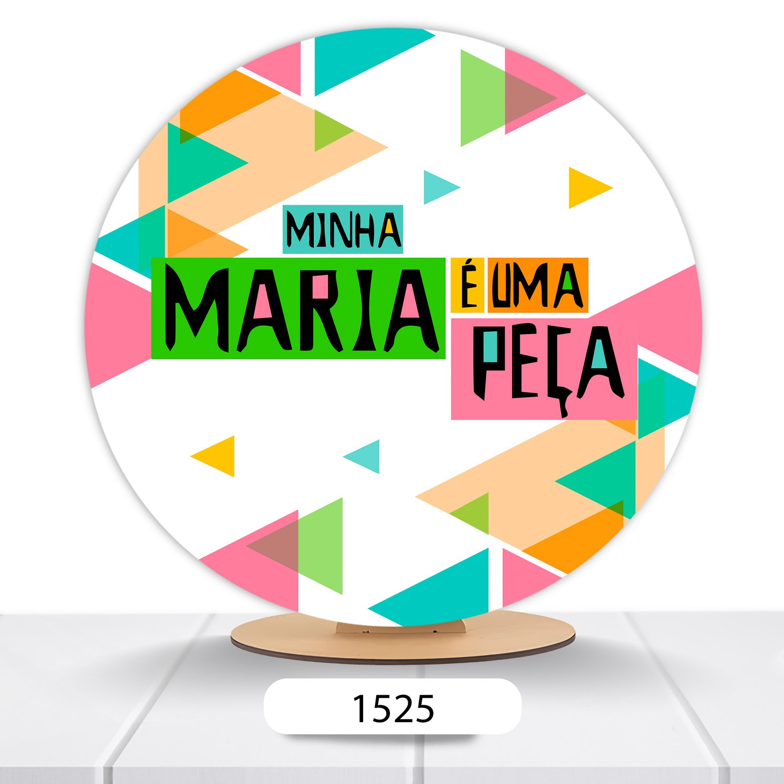 Painel Redondo Dia Das Mães 50x50cm - Imagem 13