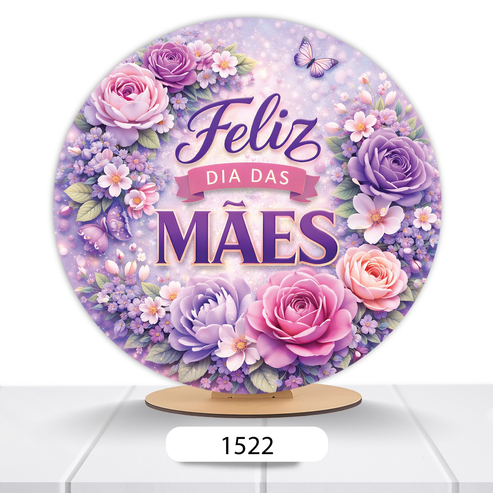 Painel Redondo Dia Das Mães 50x50cm - Imagem 10