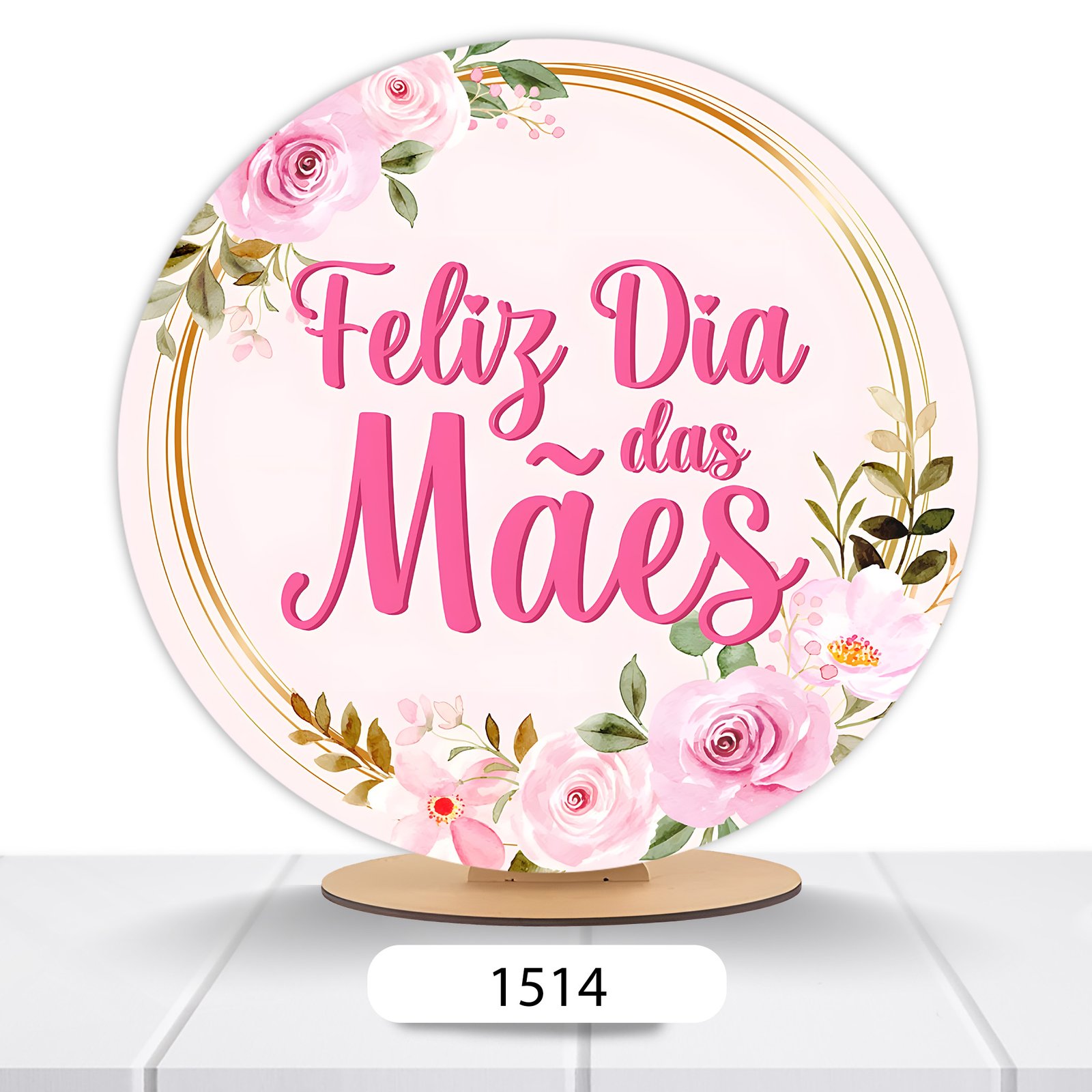 Painel Redondo Dia Das Mães 50x50cm - Imagem 2