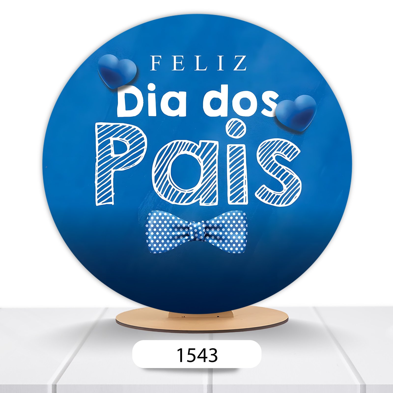 Painel Redondo Dia Dos Pais 50x50cm - Imagem 5
