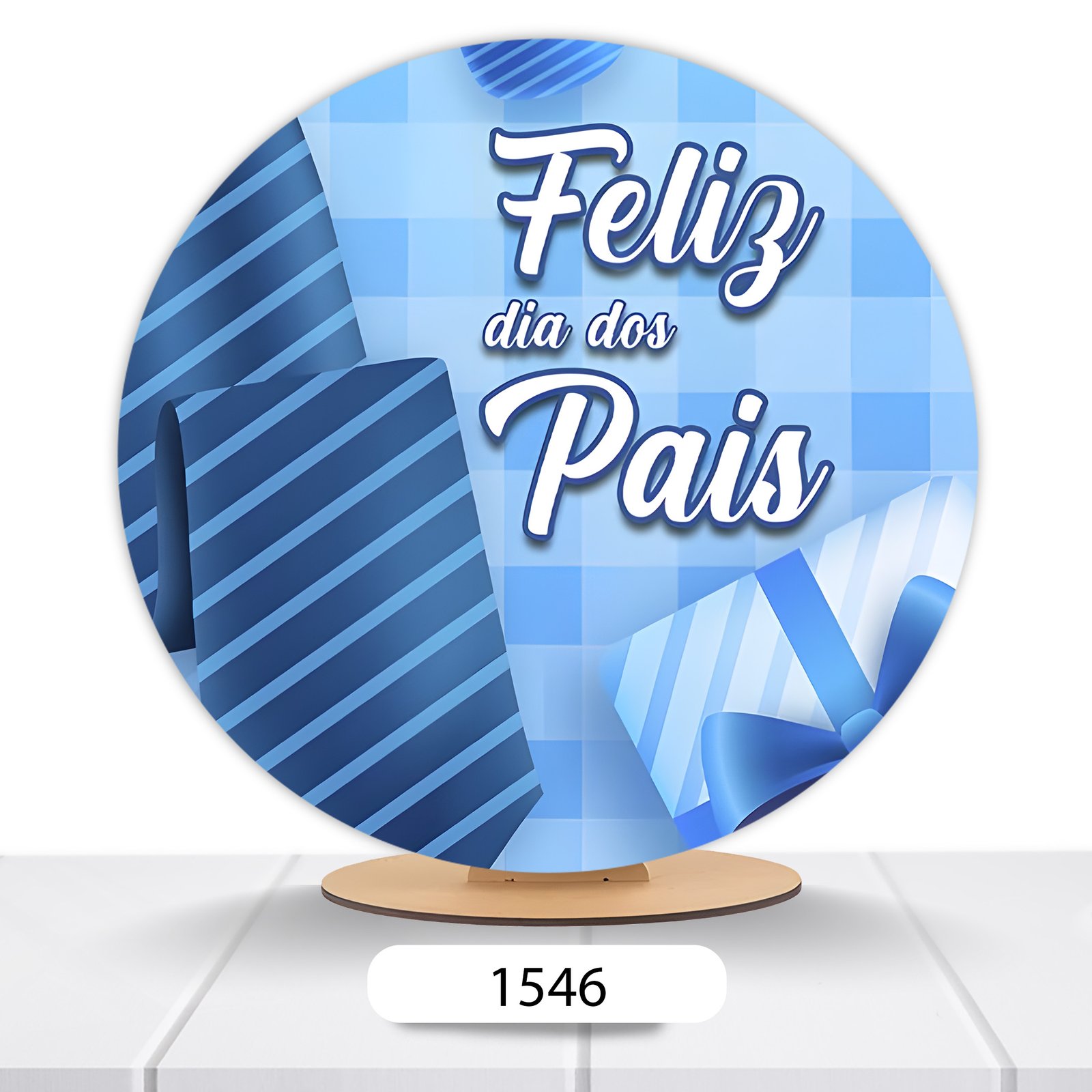 Painel Redondo Dia Dos Pais 50x50cm - Imagem 8