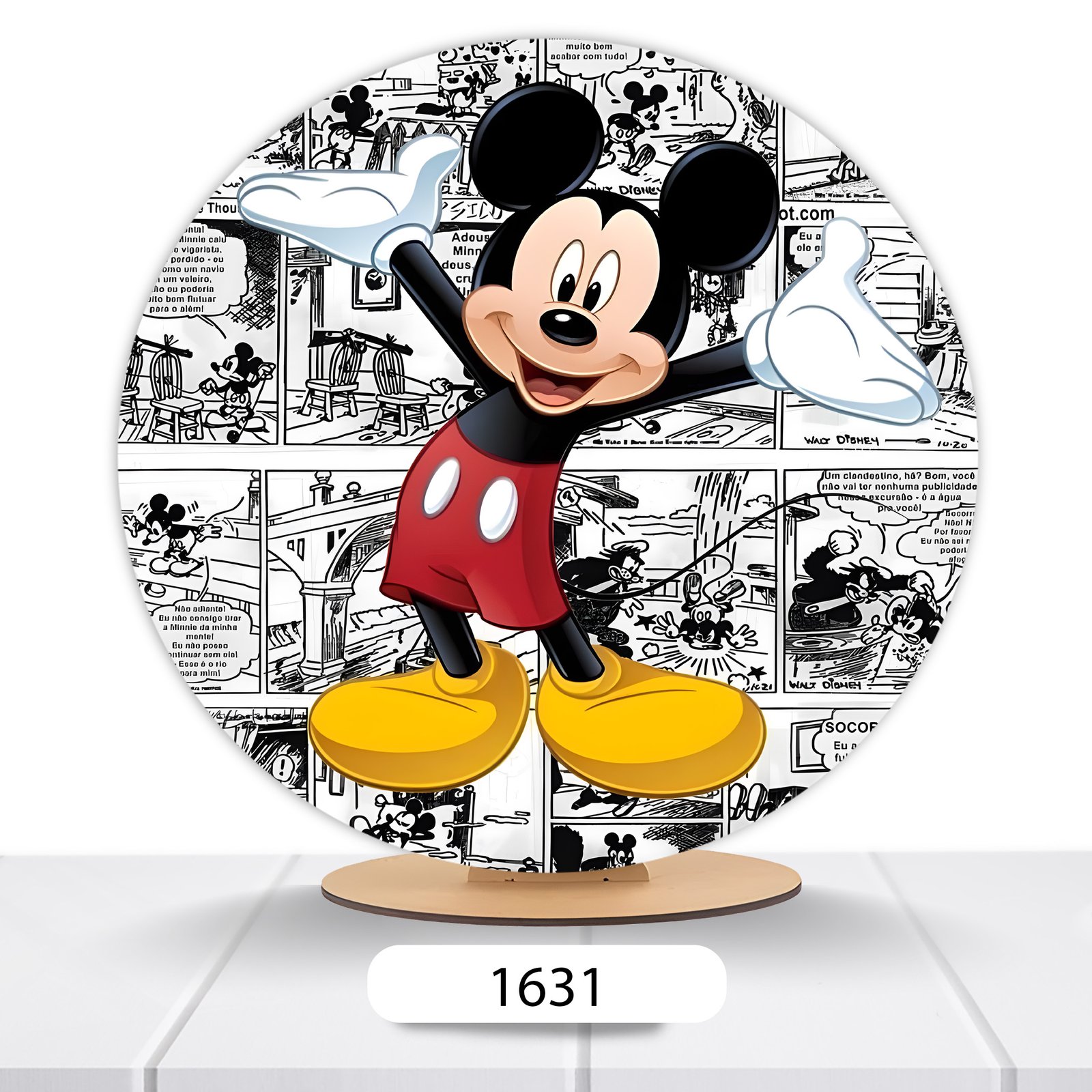 Painel Redondo Mickey 50x50cm - Imagem 17
