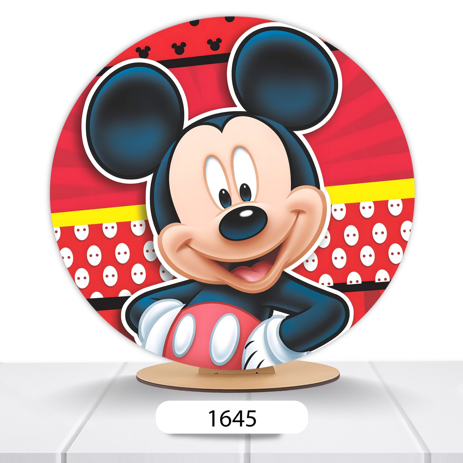 Painel Redondo Mickey 50x50cm - Imagem 12