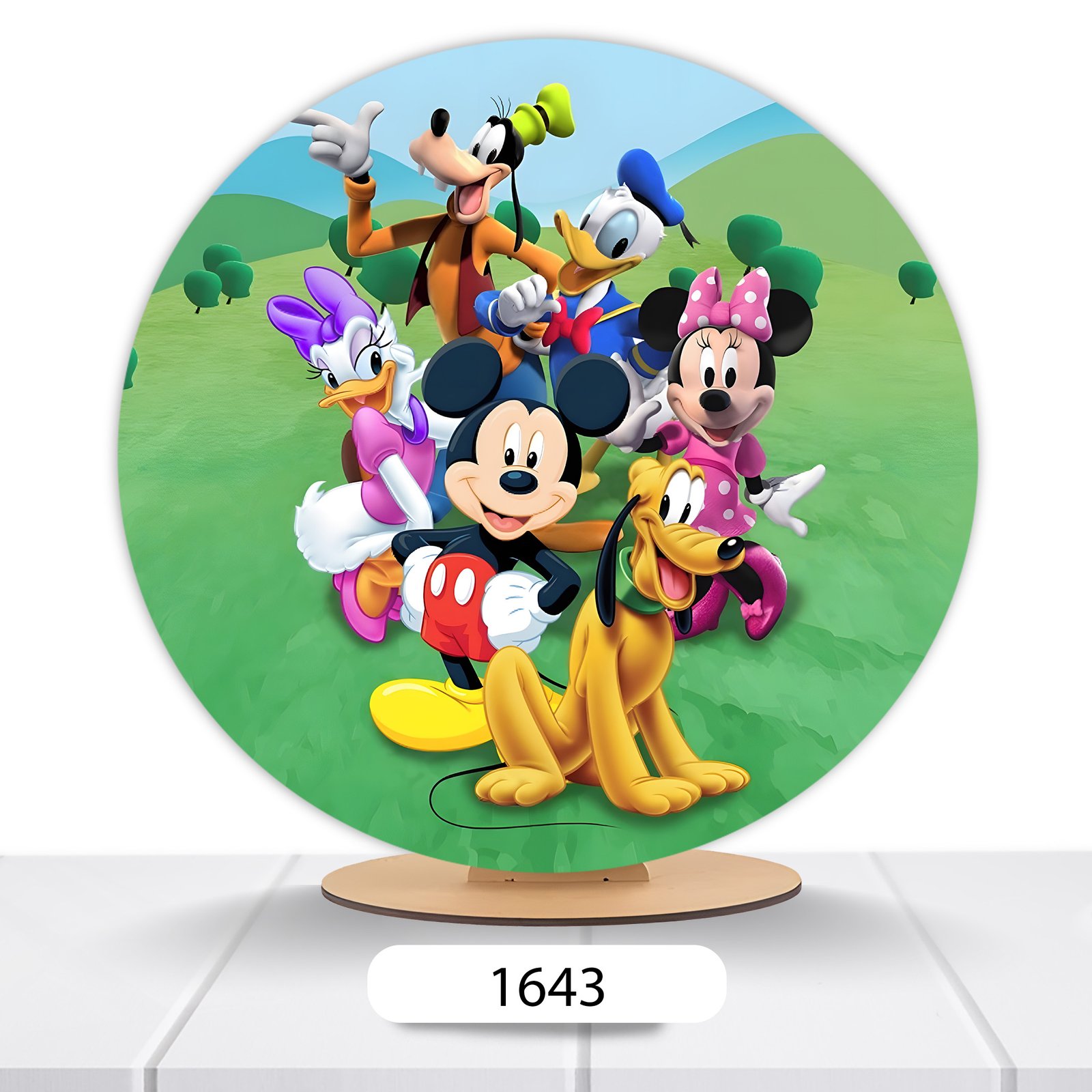 Painel Redondo Mickey 50x50cm - Imagem 10