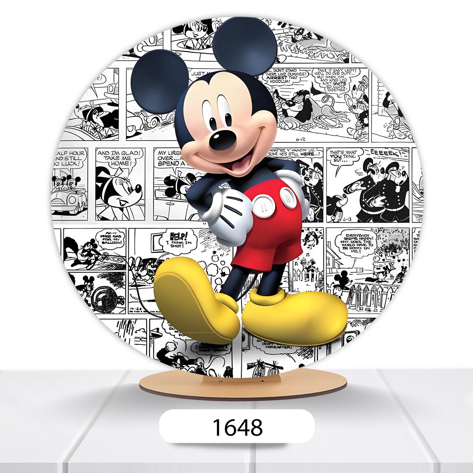 Painel Redondo Mickey 50x50cm - Imagem 15