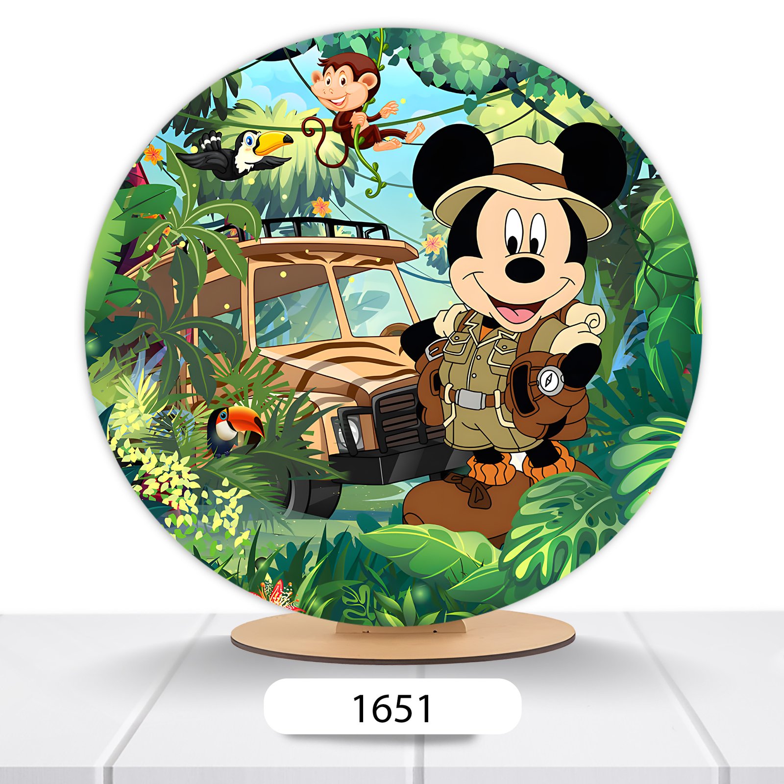 Painel Redondo Mickey 50x50cm - Imagem 18