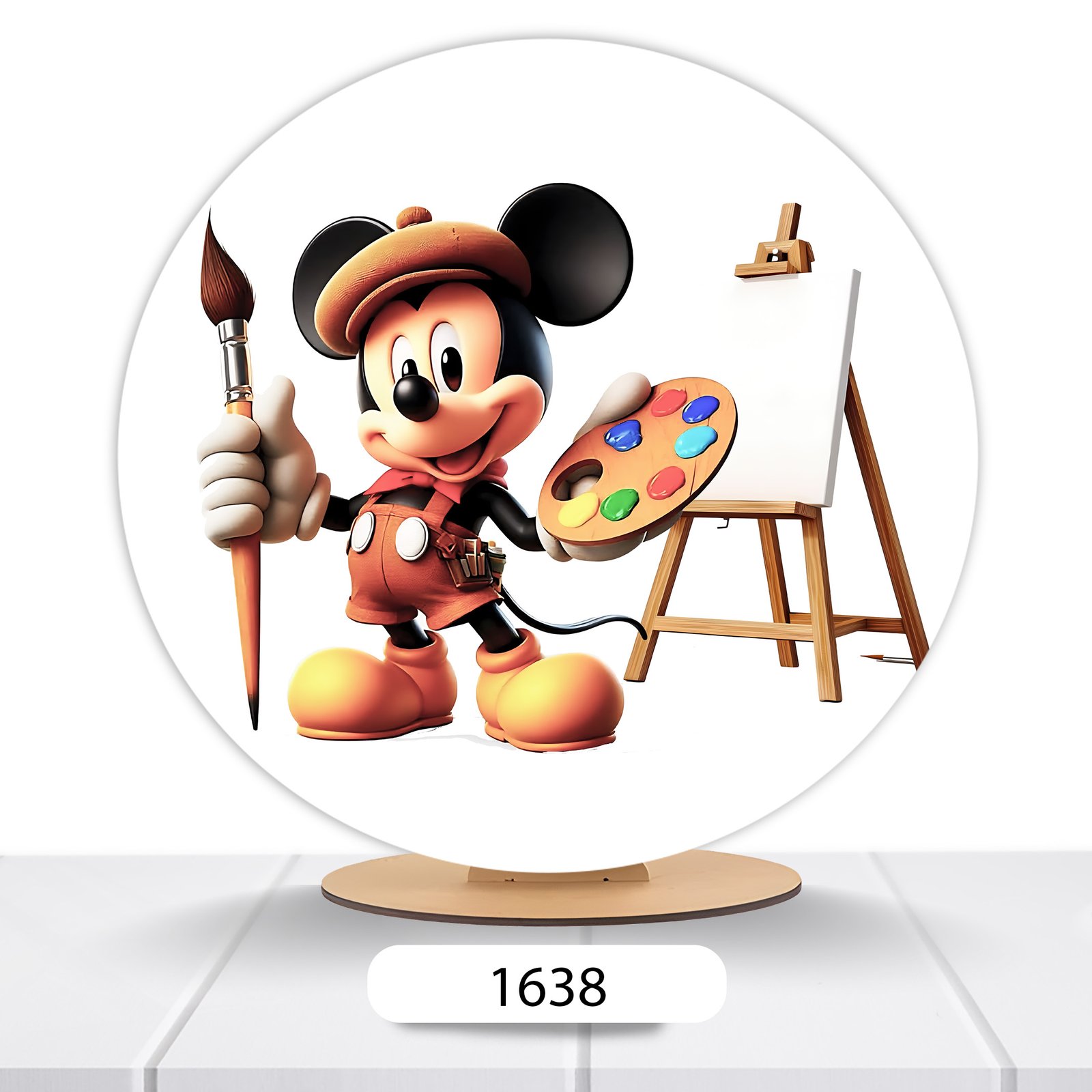 Painel Redondo Mickey 50x50cm - Imagem 5