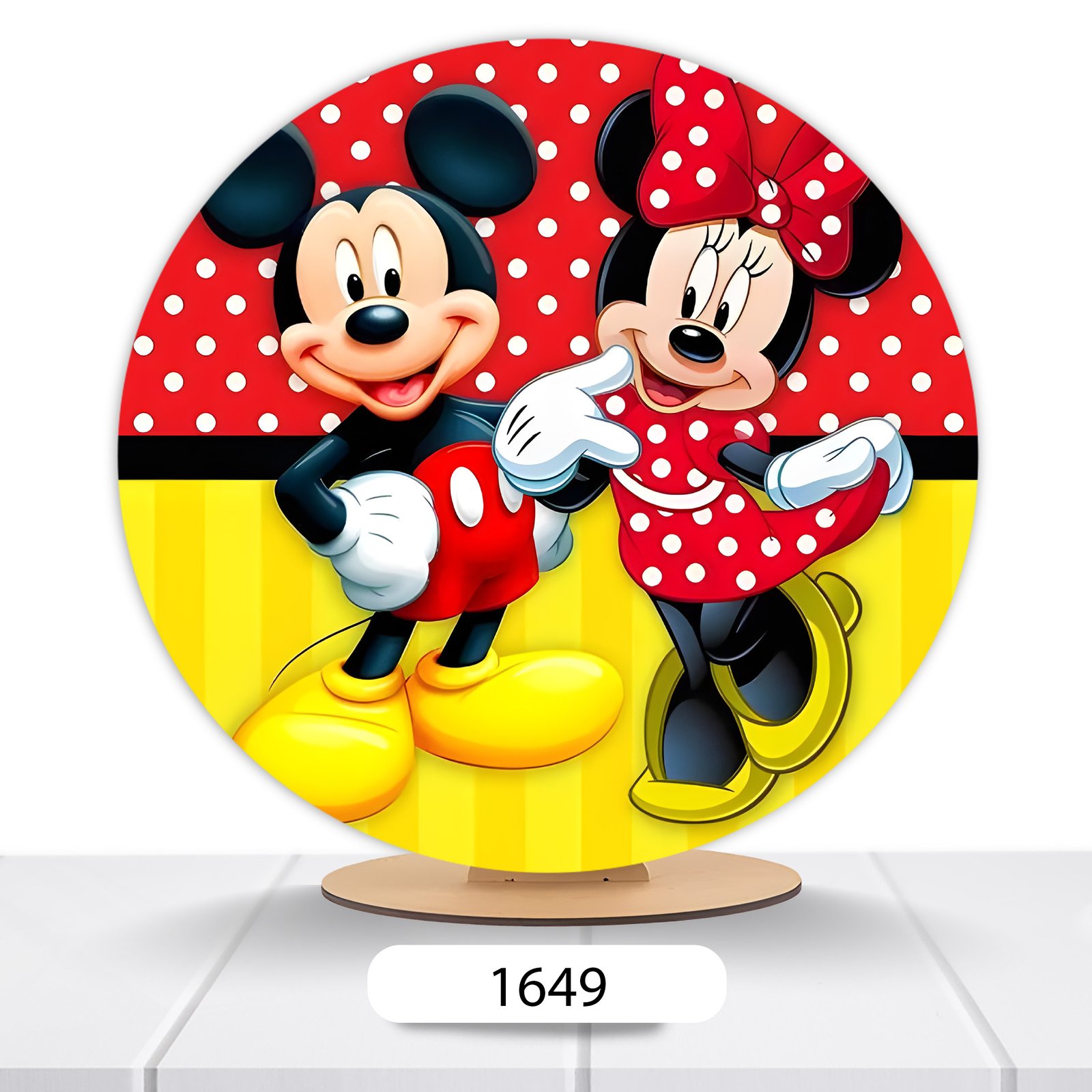 Painel Redondo Mickey 50x50cm - Imagem 16