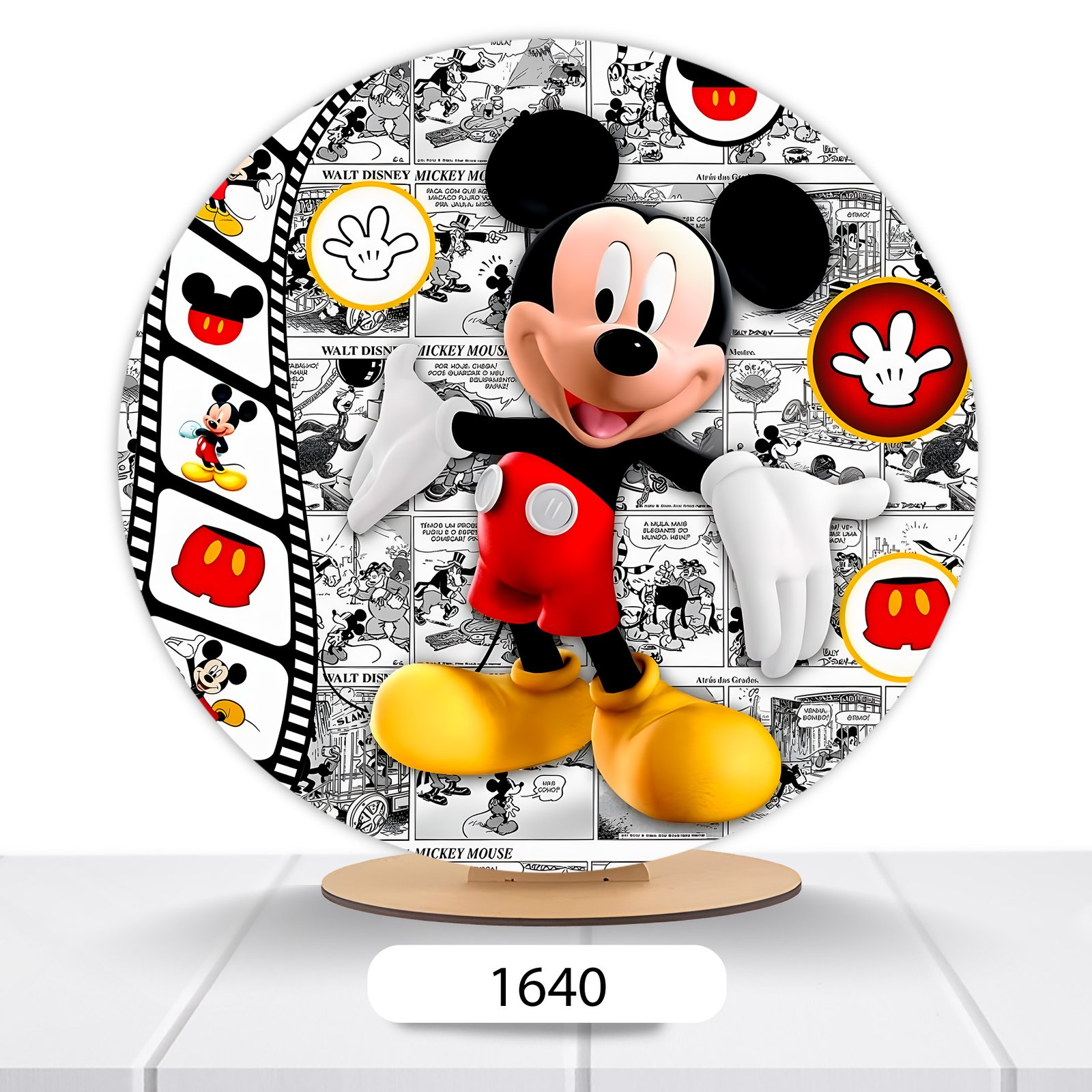 Painel Redondo Mickey 50x50cm - Imagem 7