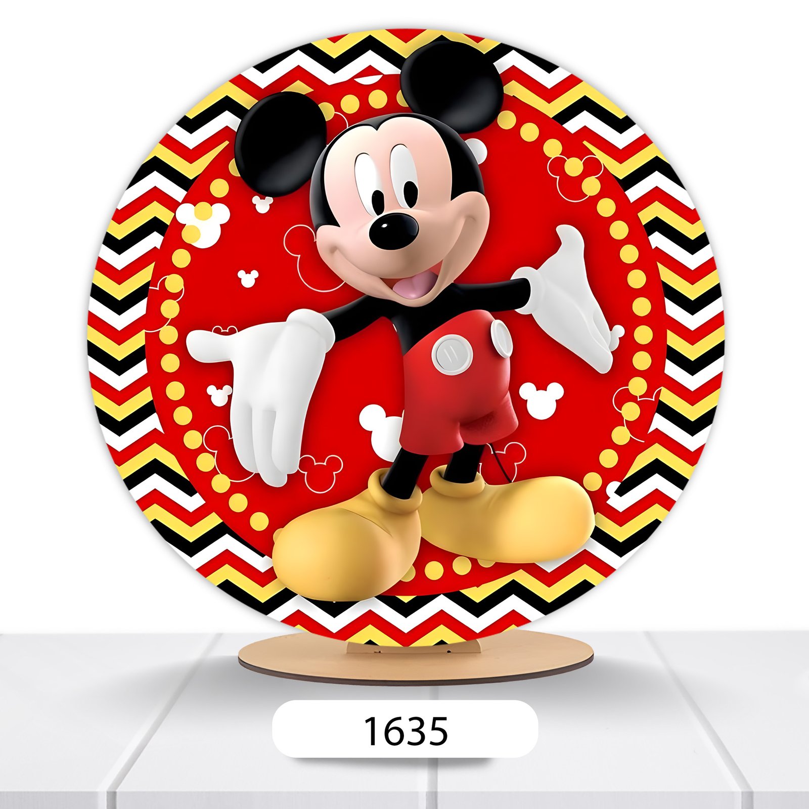 Painel Redondo Mickey 50x50cm - Imagem 2