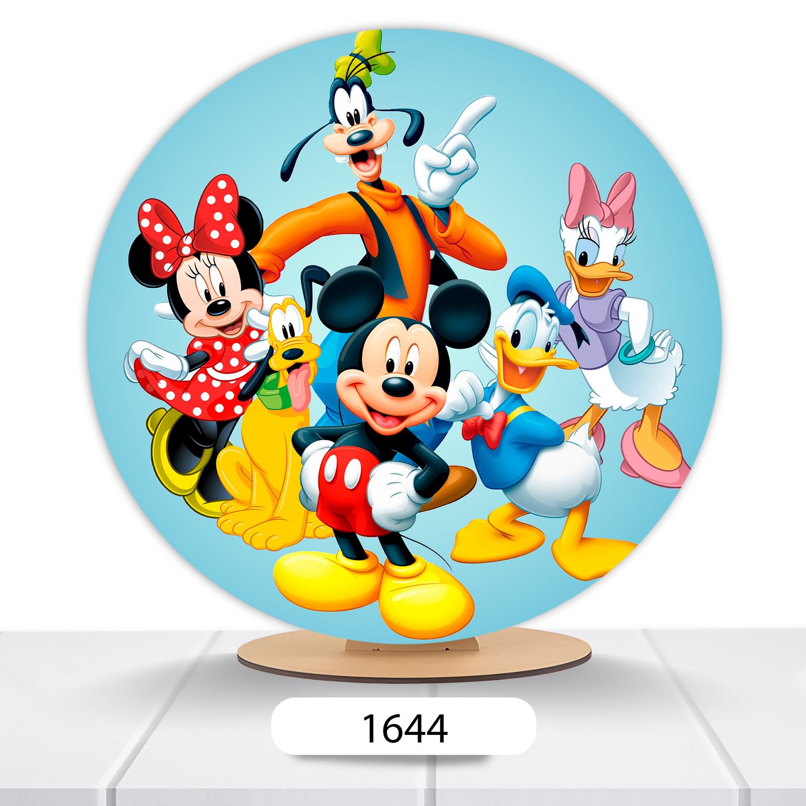 Painel Redondo Mickey 50x50cm - Imagem 11