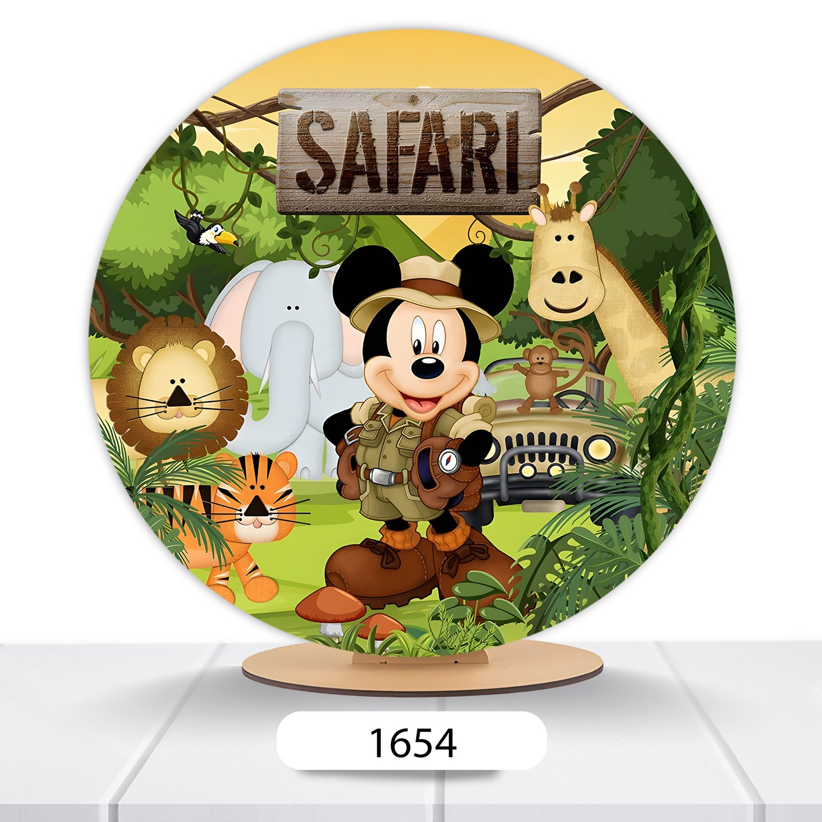 Painel Redondo Mickey 50x50cm - Imagem 2