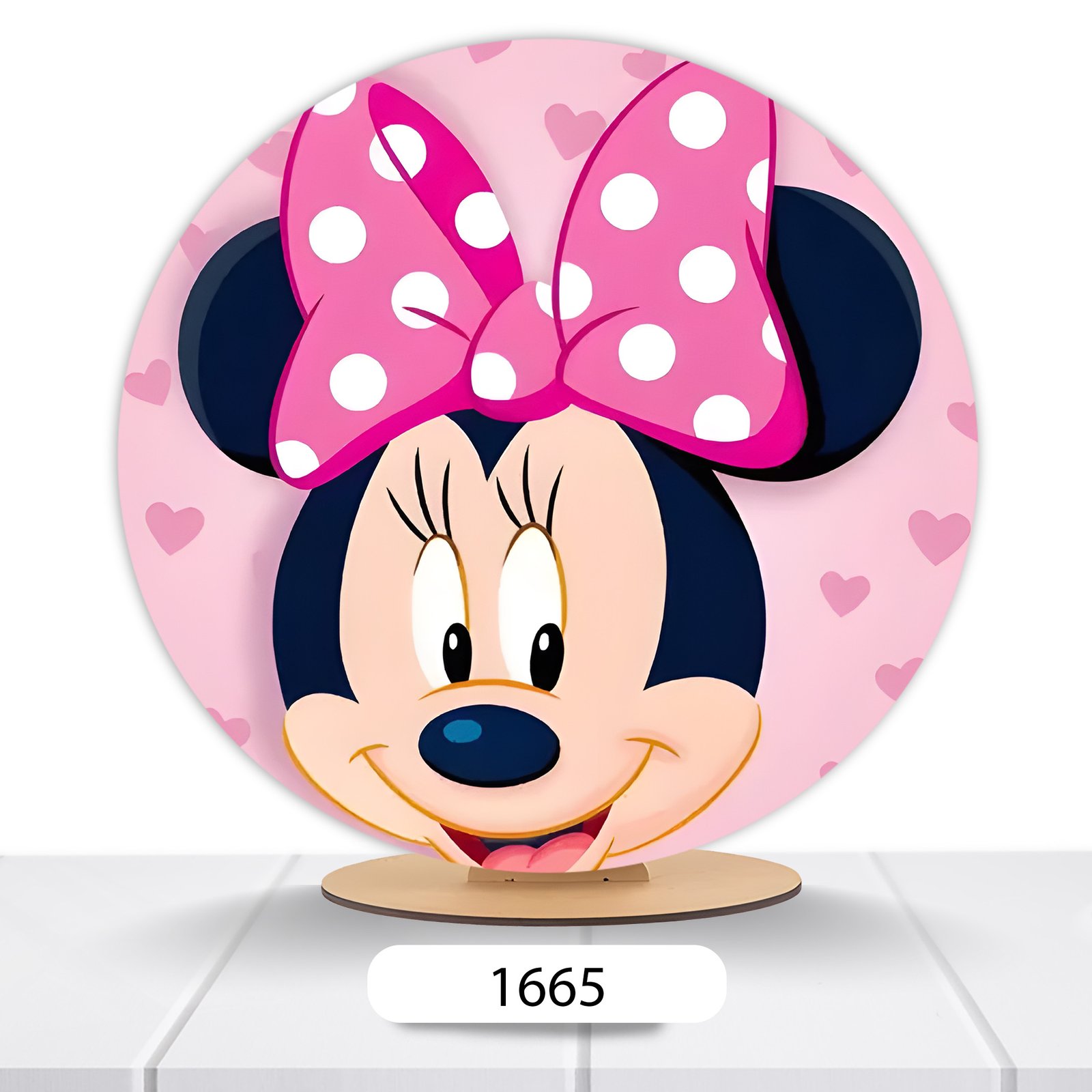 Painel Redondo Minnie 50x50cm - Imagem 11