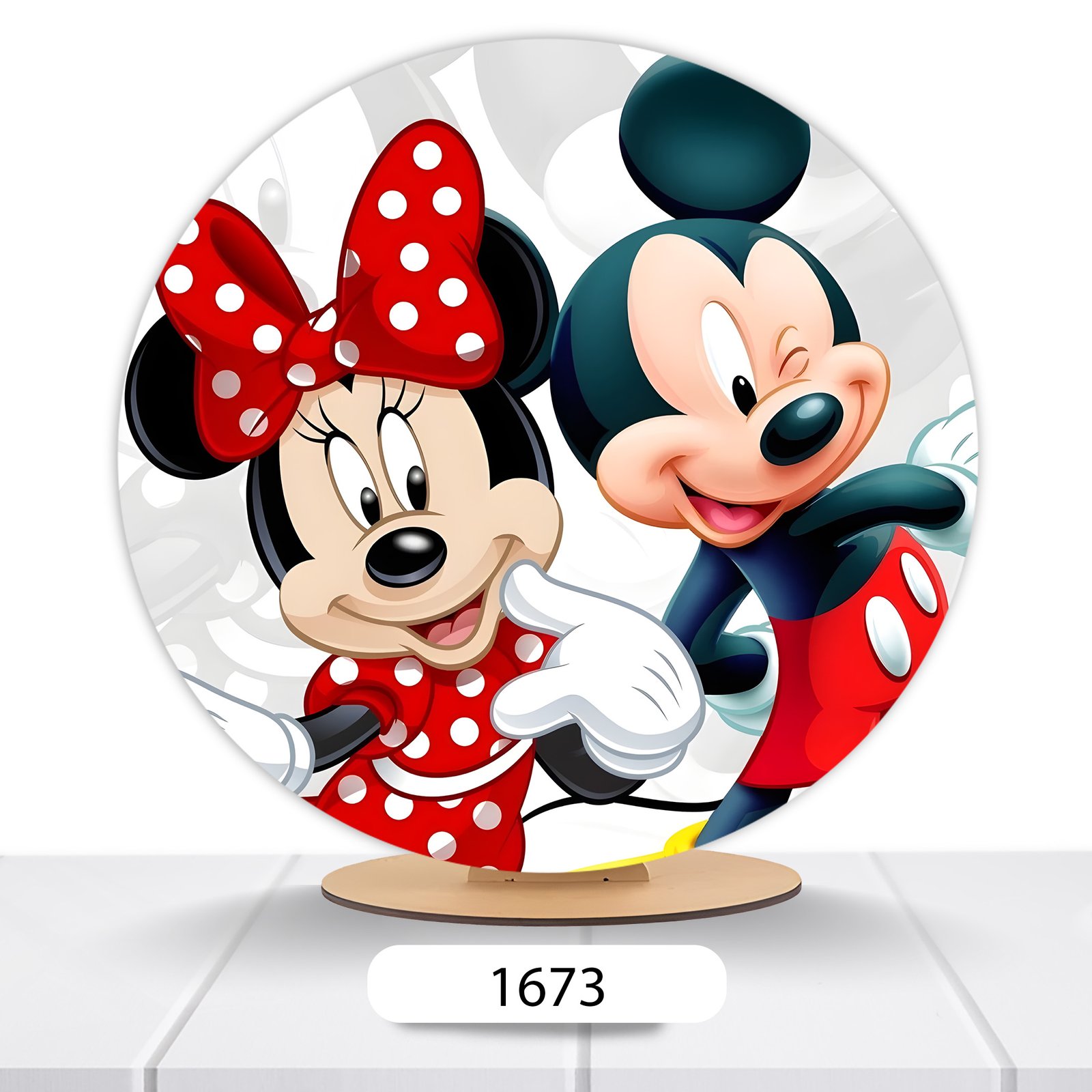 Painel Redondo Minnie 50x50cm - Imagem 19