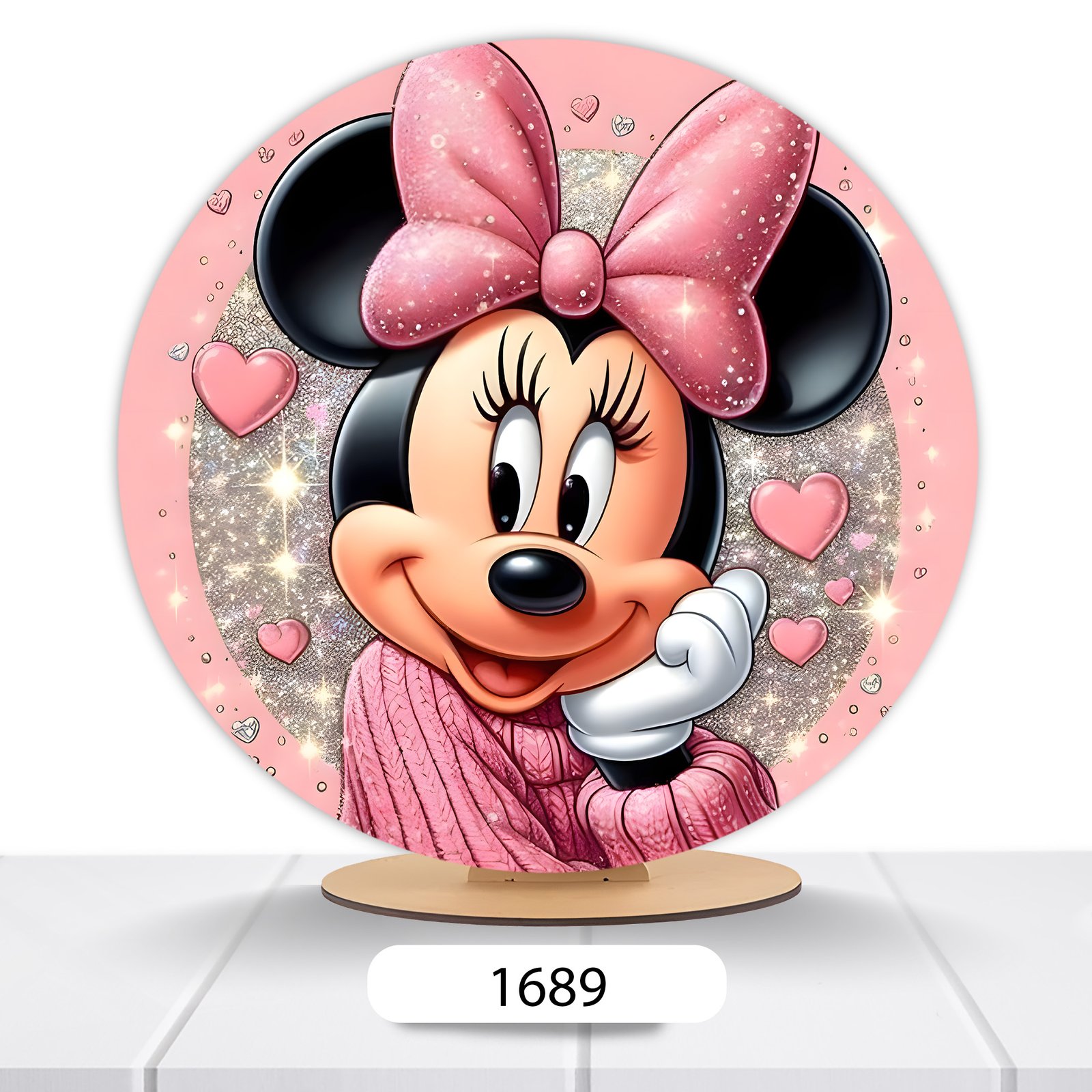 Painel Redondo Minnie 50x50cm - Imagem 16