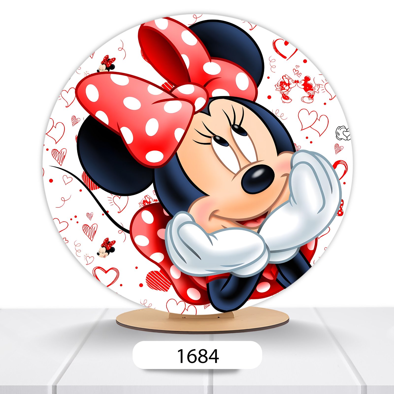Painel Redondo Minnie 50x50cm - Imagem 11