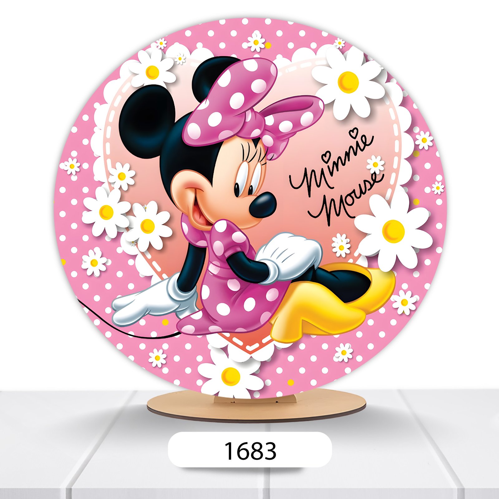 Painel Redondo Minnie 50x50cm - Imagem 10