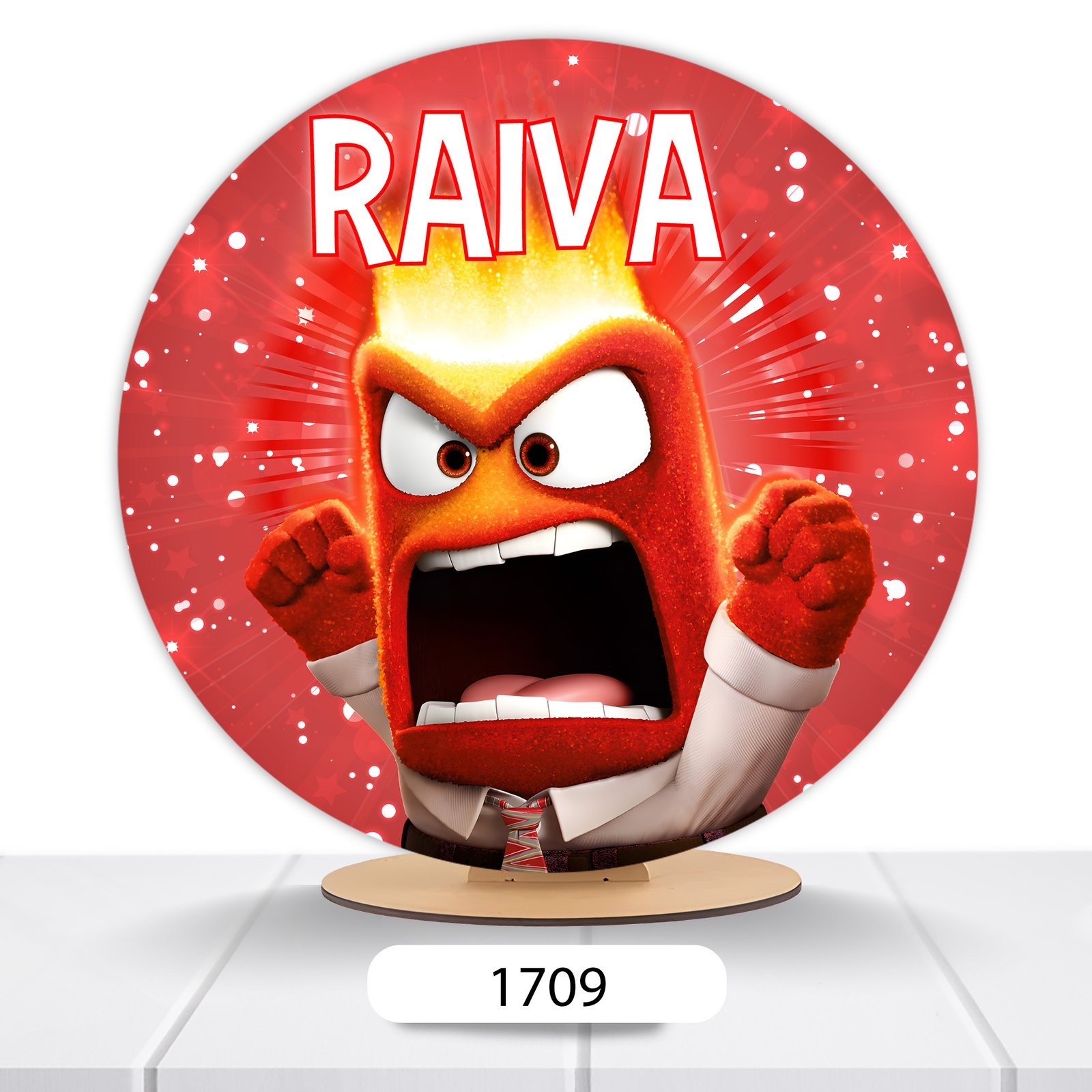 Painel Redondo Divertidamente 50x50cm - Imagem 6