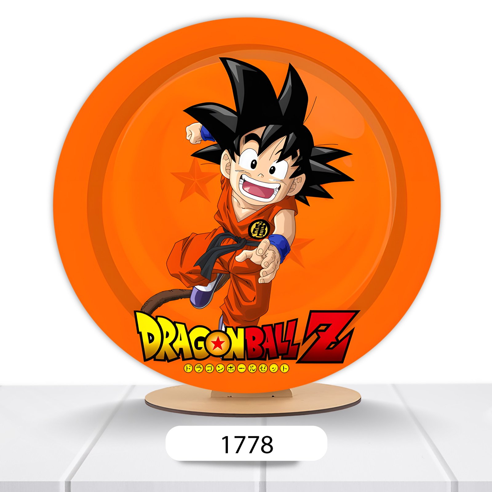 Painel Redondo Dragon Ball 50x50cm - Imagem 4
